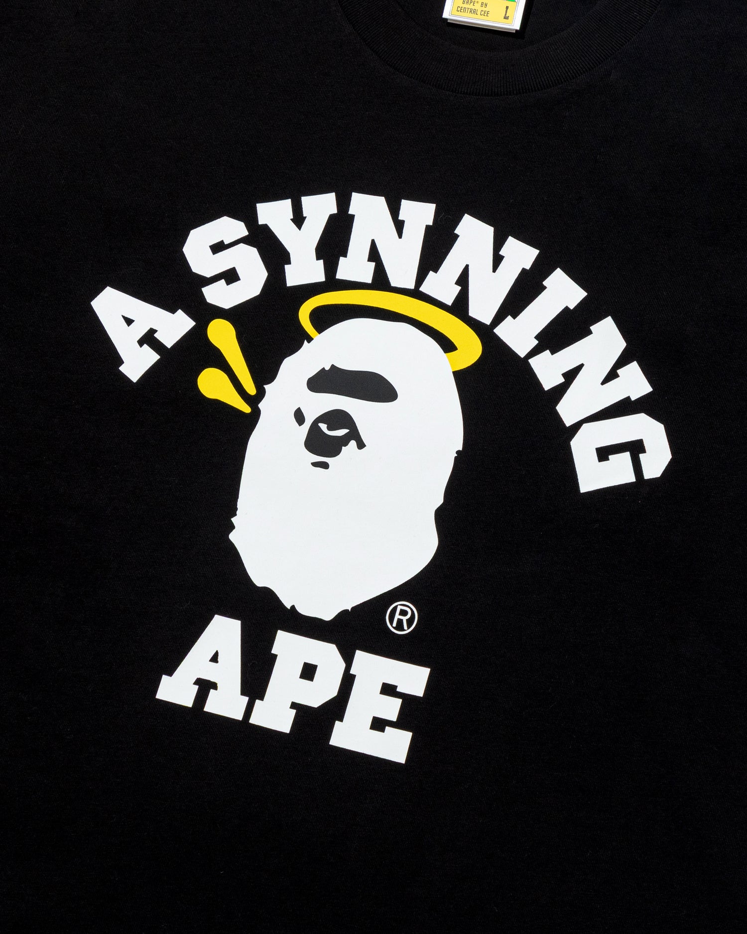 A BATHING APE® BAPE X Spotify X SYNA By Central Cee College Tee