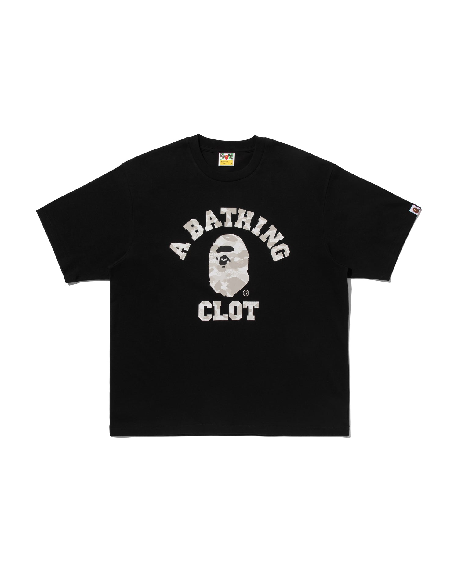 最終お値下げ☆BAPE☆Tシャツ　2xl A BATHING APE BAPE x CLOT CAMO OVERPRINT LOGO RELAXED FIT TEE