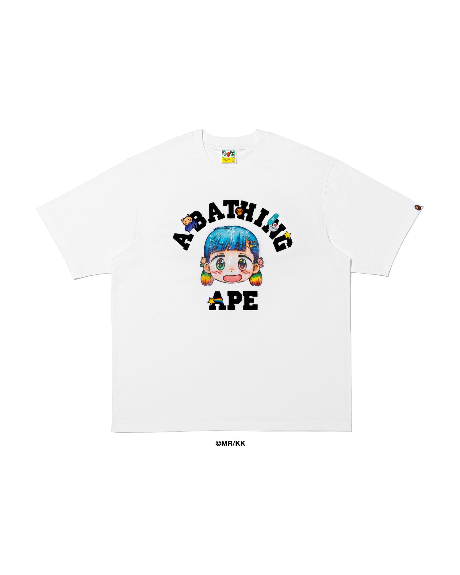 A BATHING APE® BAPE X Mr College Relaxed Fit Tee | Bape official