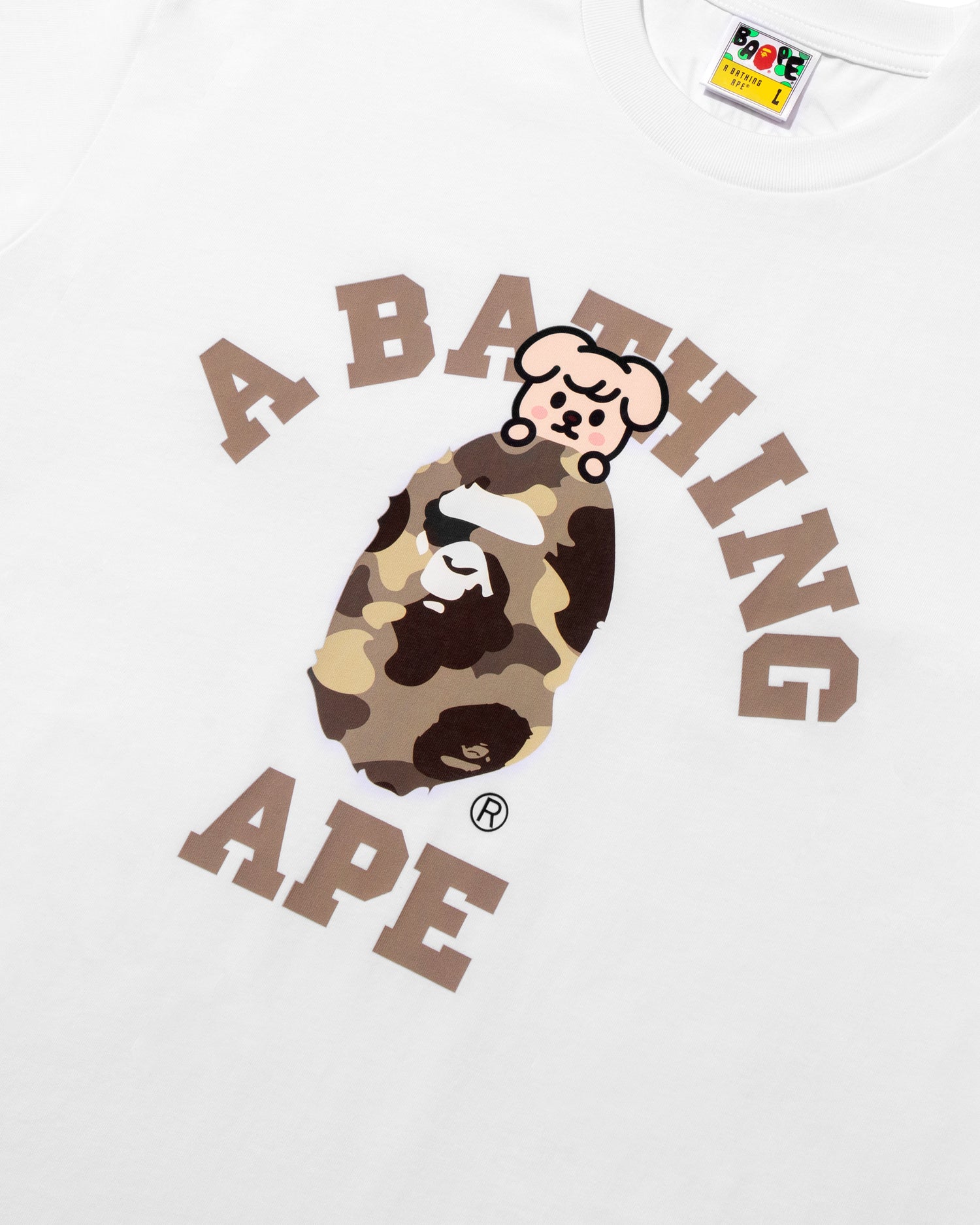 A BATHING APE® BAPE X Straykids Puppym College Tee | Bape official