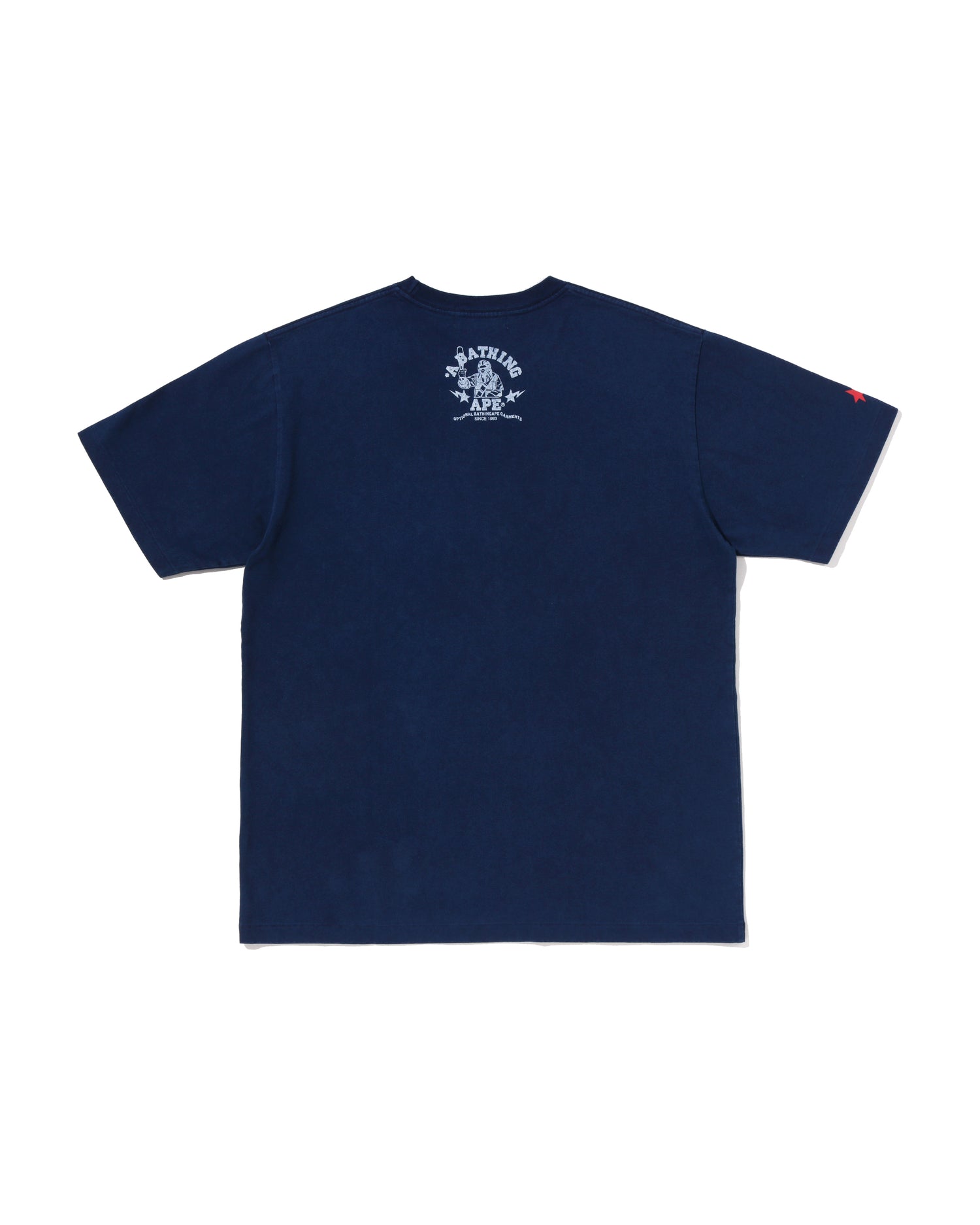 A BATHING APE® Logo Indigo Tee | Bape official website – INT.BAPE.COM