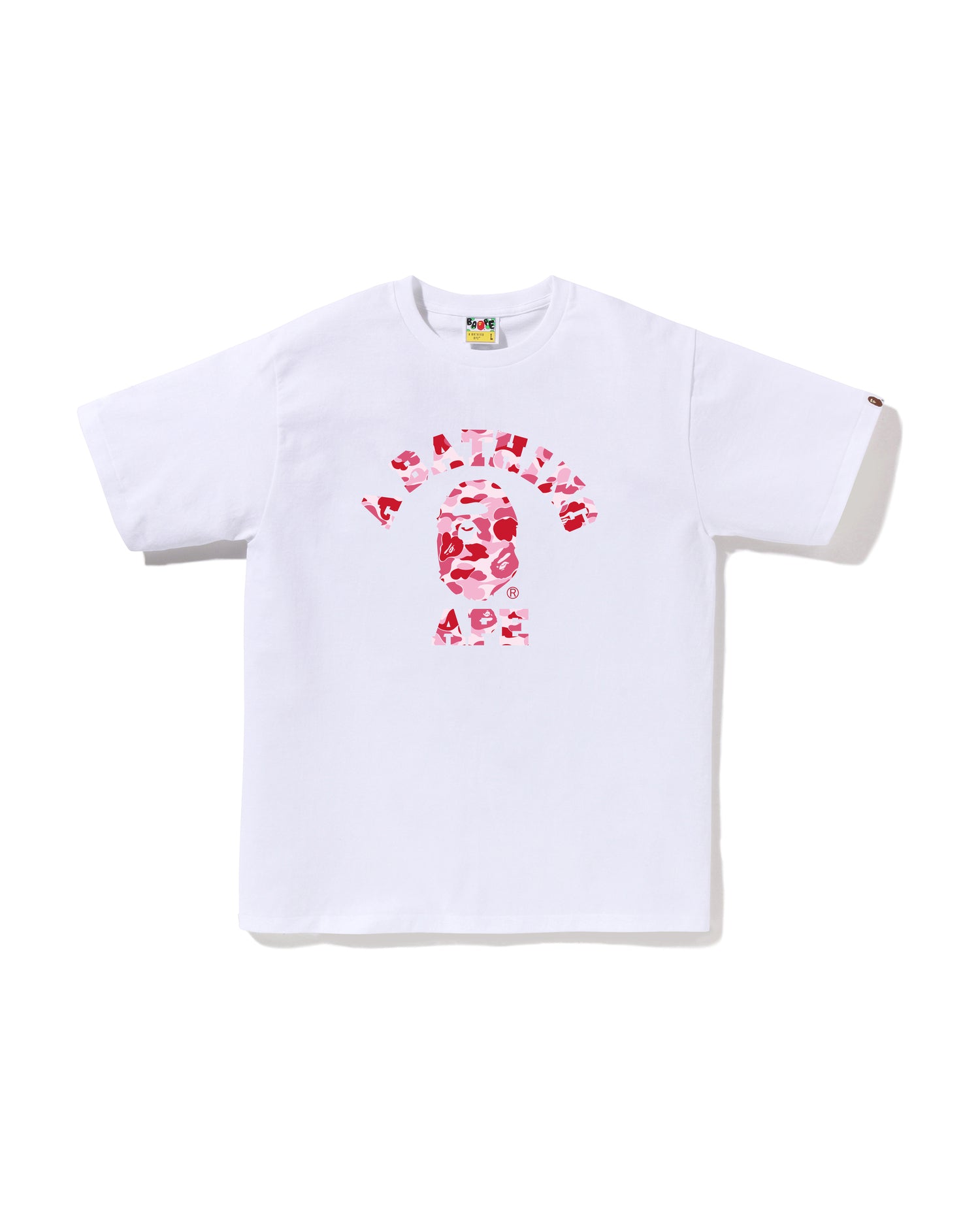 A BATHING APE® Abc Camo College Tee | Bape official website