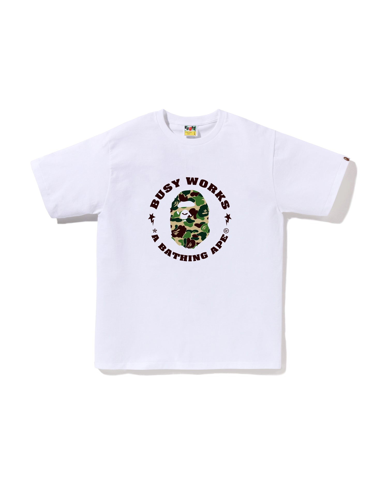 A BATHING APE® Abc Camo Busy Works STA Tee | Bape official