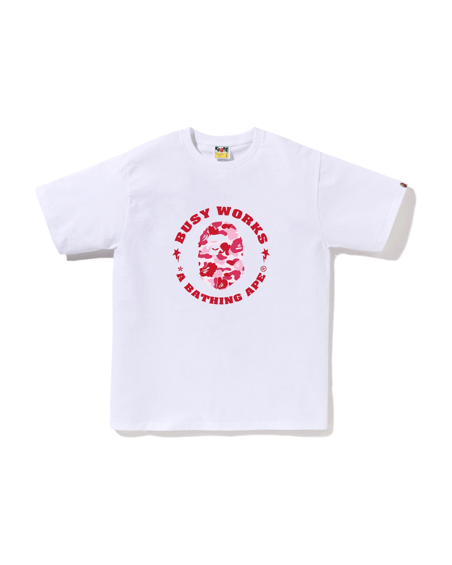 A BATHING APE® Abc Camo Busy Works STA Tee | Bape official