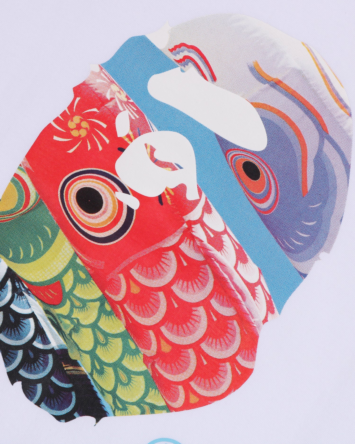 A BATHING APE® Carp Streamer Photo Ape Head Tee | Bape official