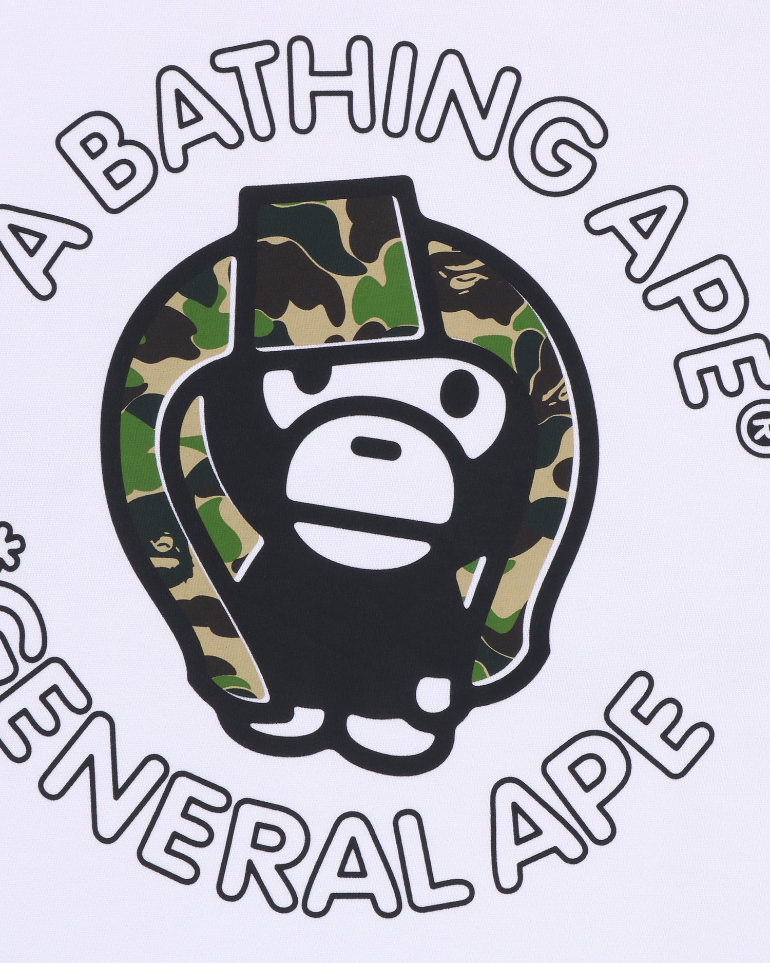 A BATHING APE® Abc Camo Baby Milo Relaxed Fit Tee | Bape official
