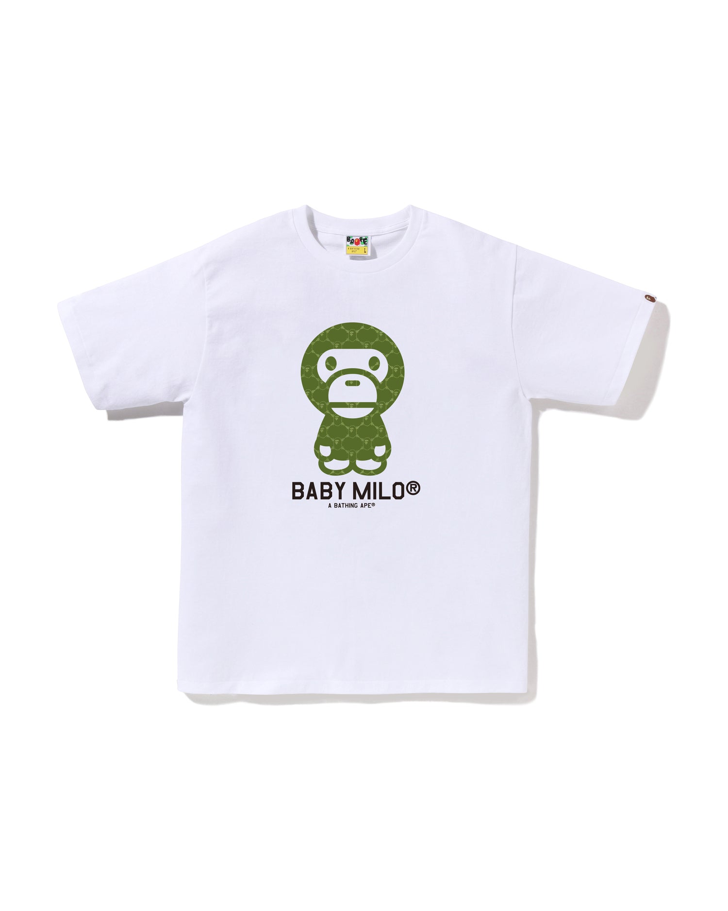 A BATHING APE® College Monogram Baby Milo Tee | Bape