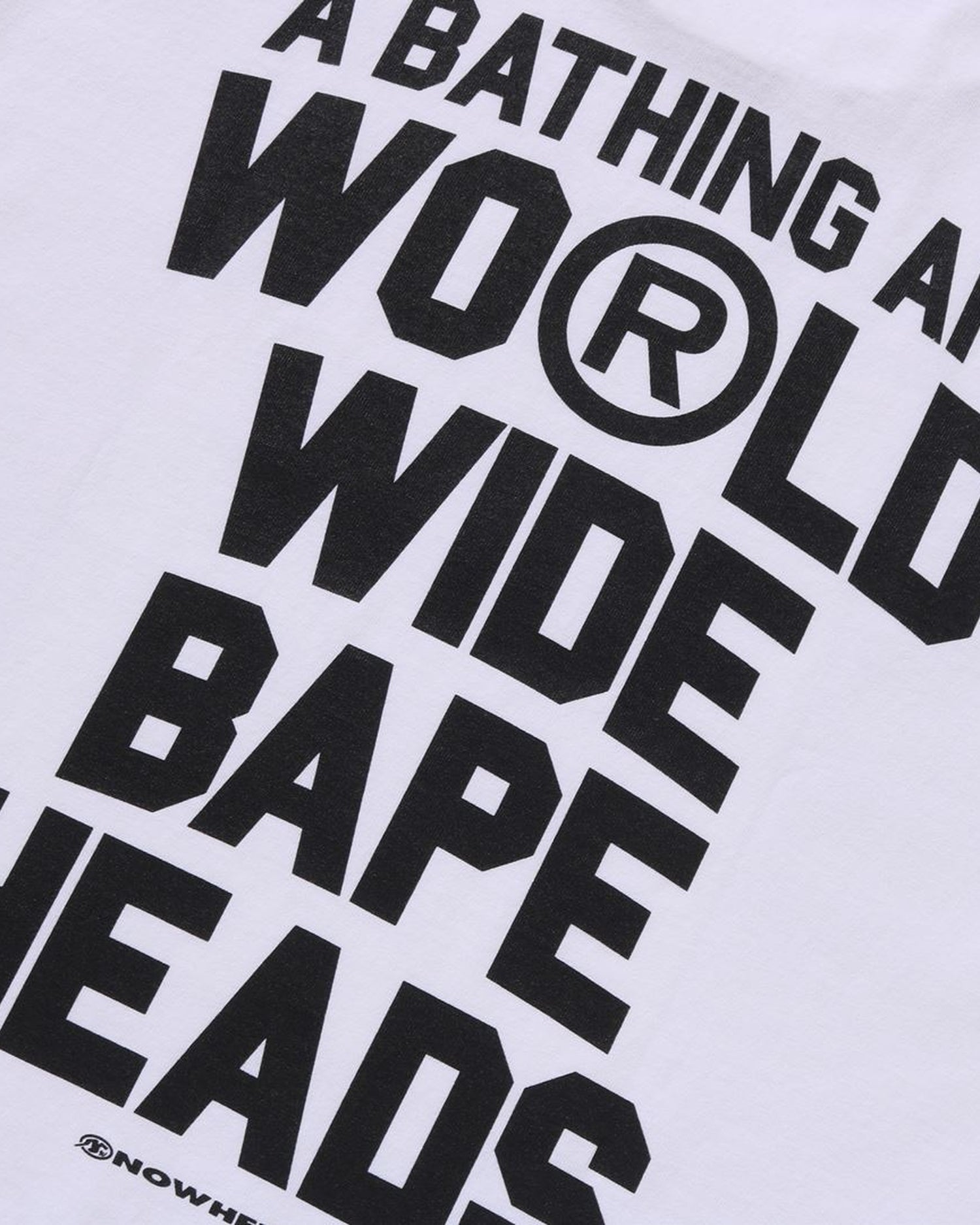 A BATHING APE® BAPE Flyer Pattern Print Tee | Bape official