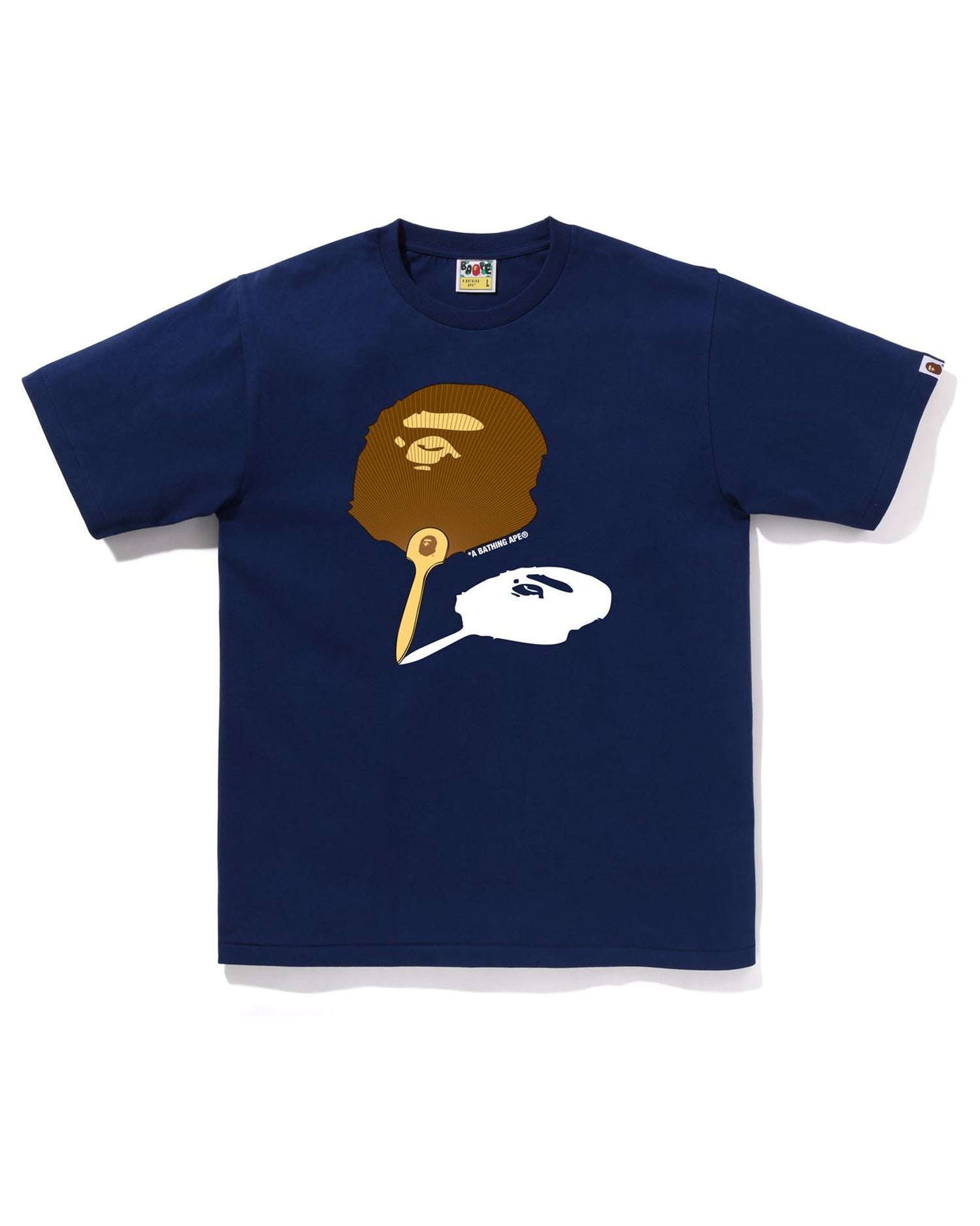 A BATHING APE® Japanese Fan Ape Head Tee | Bape official