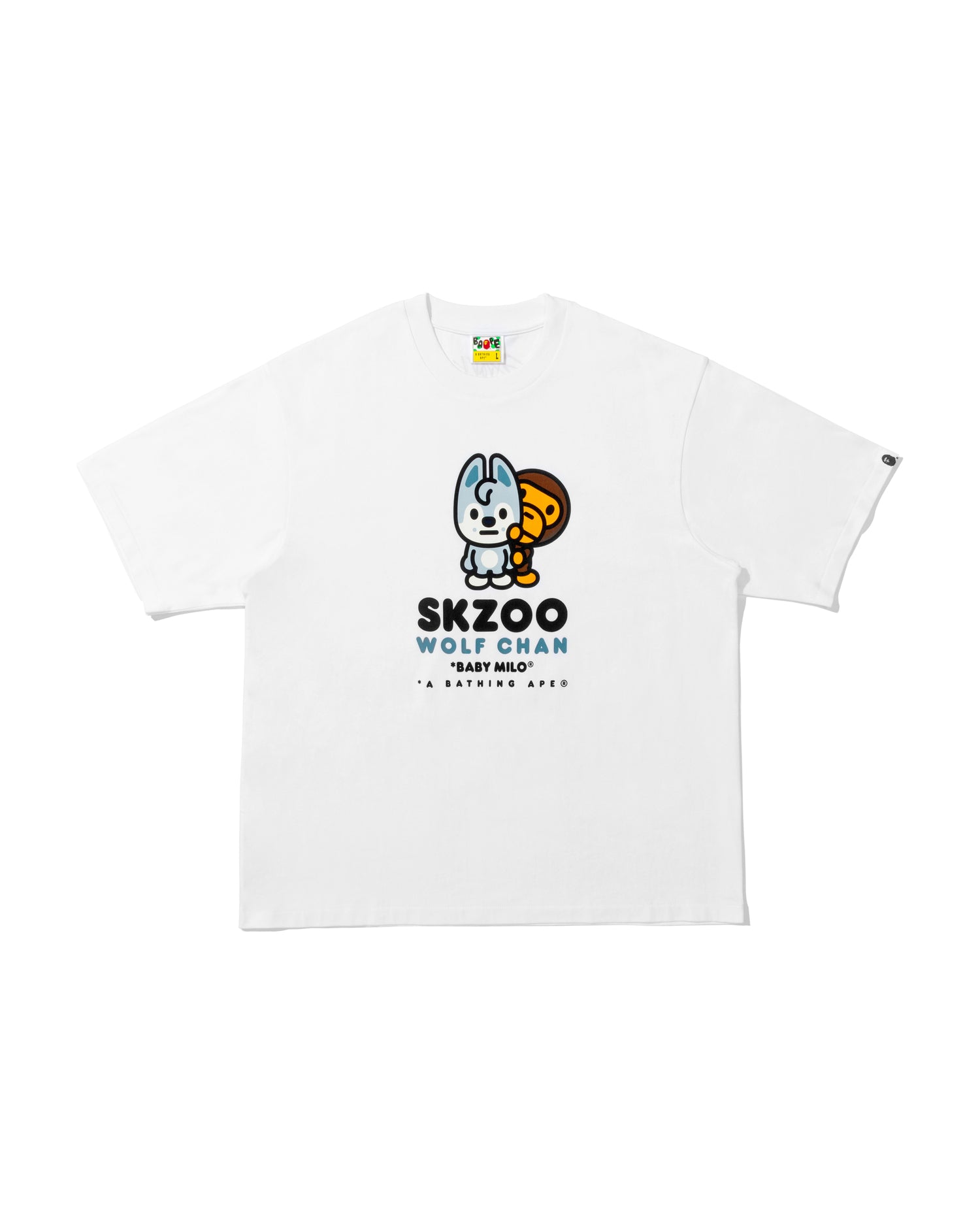 A BATHING APE® BAPE X Straykids Wolf Chan Baby Milo Tee | Bape