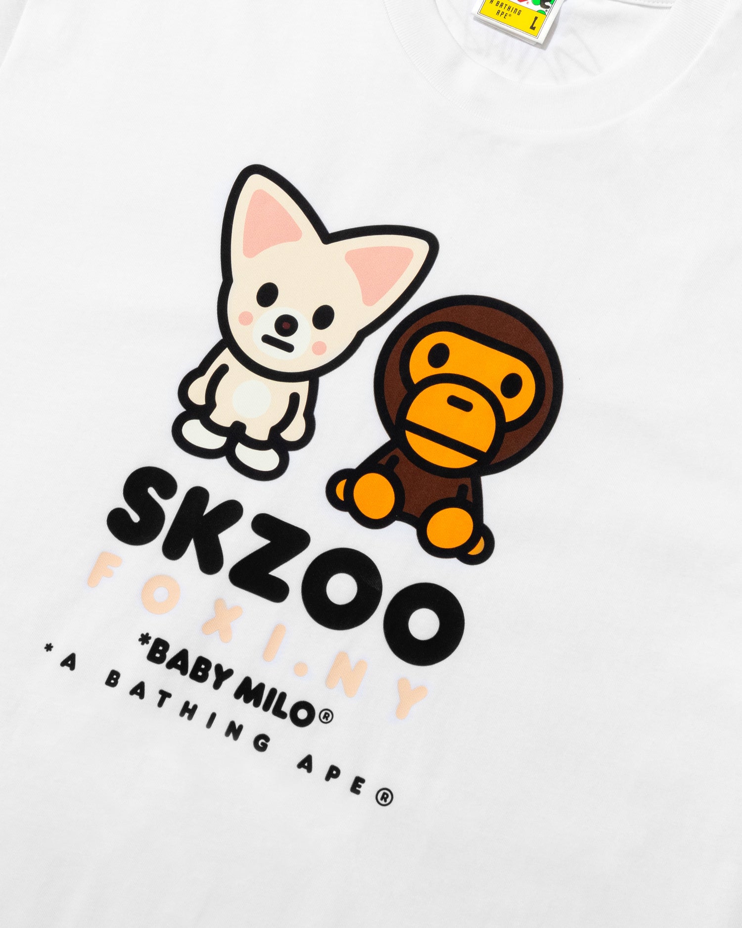 BAPE X Stray Kids Foxi.ny Baby Milo Tee *Pre-order* – INT.BAPE.COM