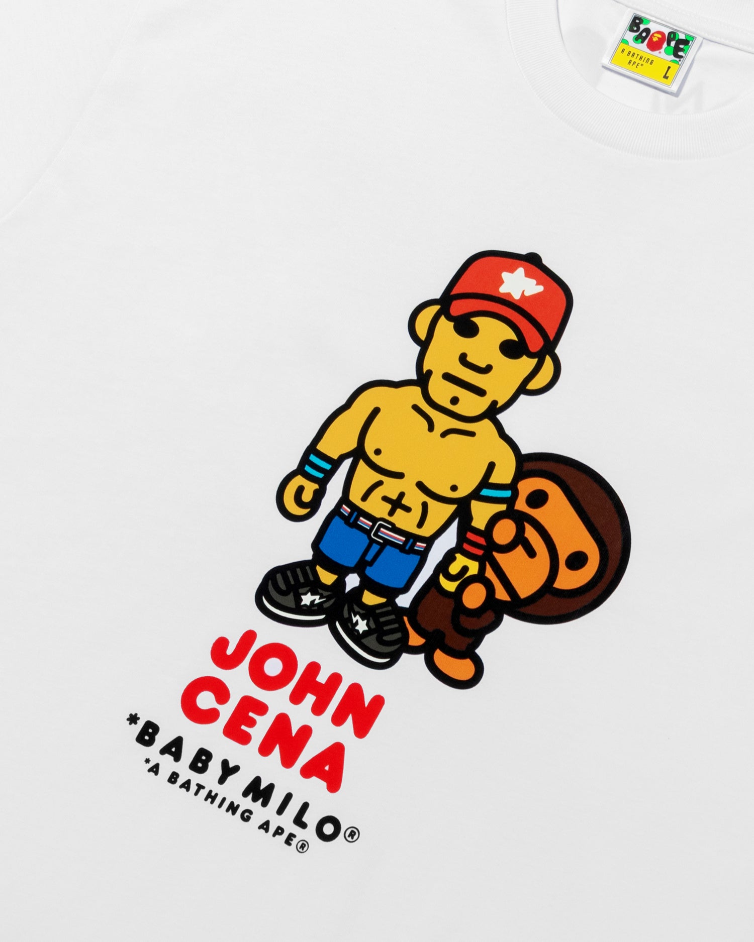 BAPE x WWE John Cena Men's Cotton T-shirt | Bape official website