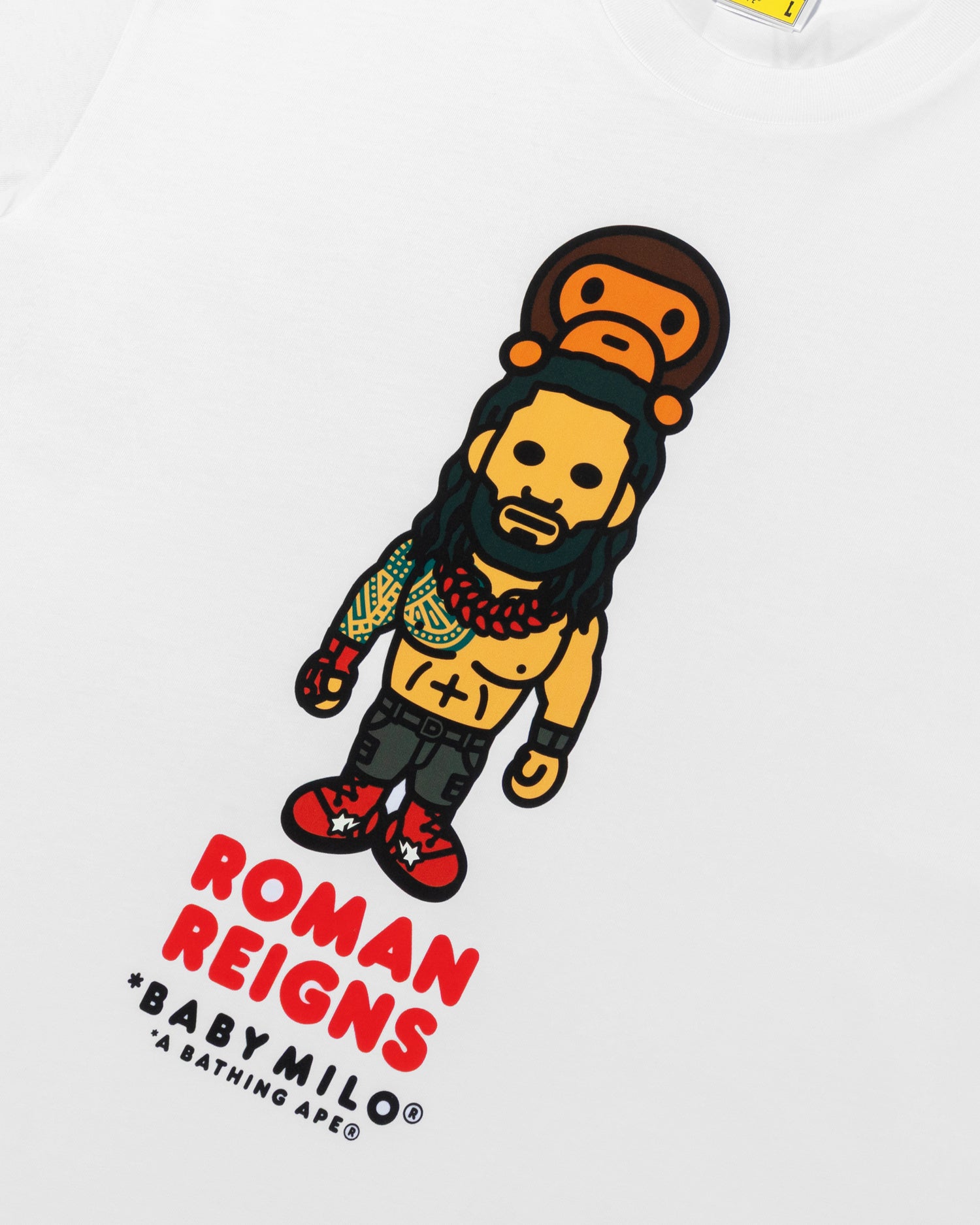 A BATHING APE® BAPE X WWE Roman Reigns Baby Milo Relaxed Fit Tee