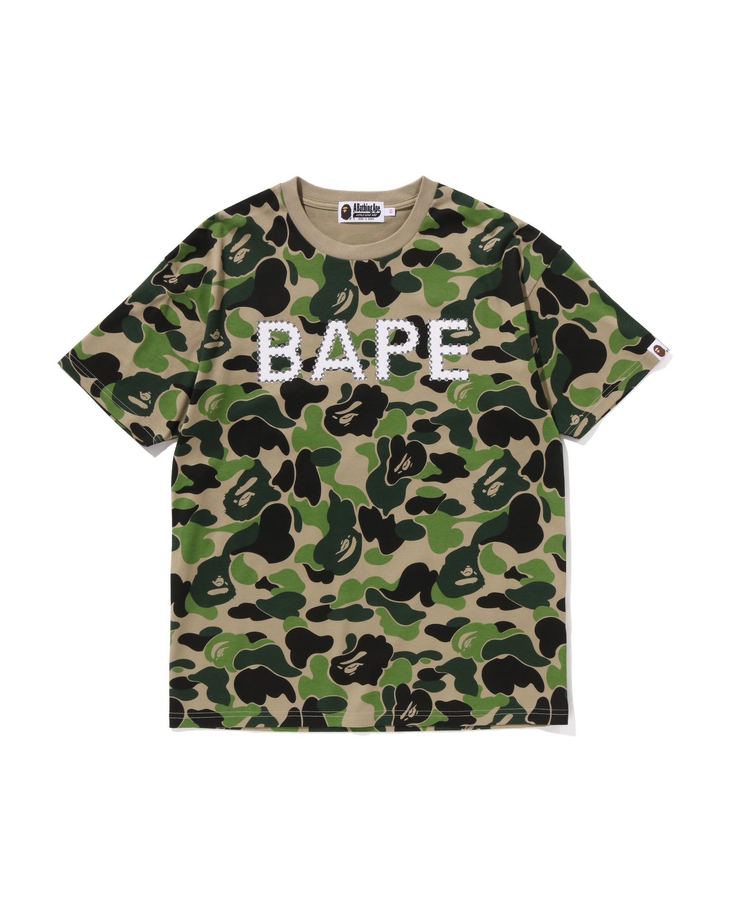 A BATHING APE® Abc Camo Crystal Stone Oversized Tee | Bape