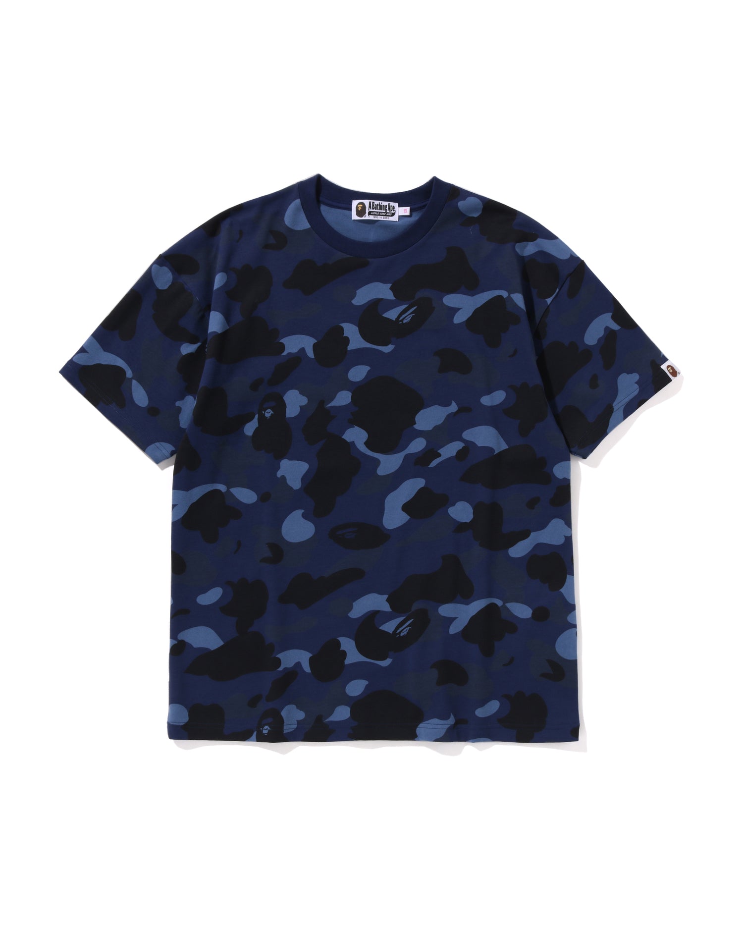 A BATHING APE® Color Camo Big College Tee | Bape official