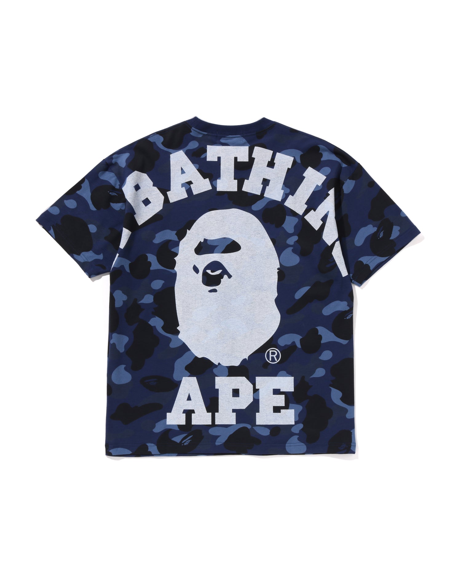 A BATHING APE® Color Camo Big College Tee | Bape official