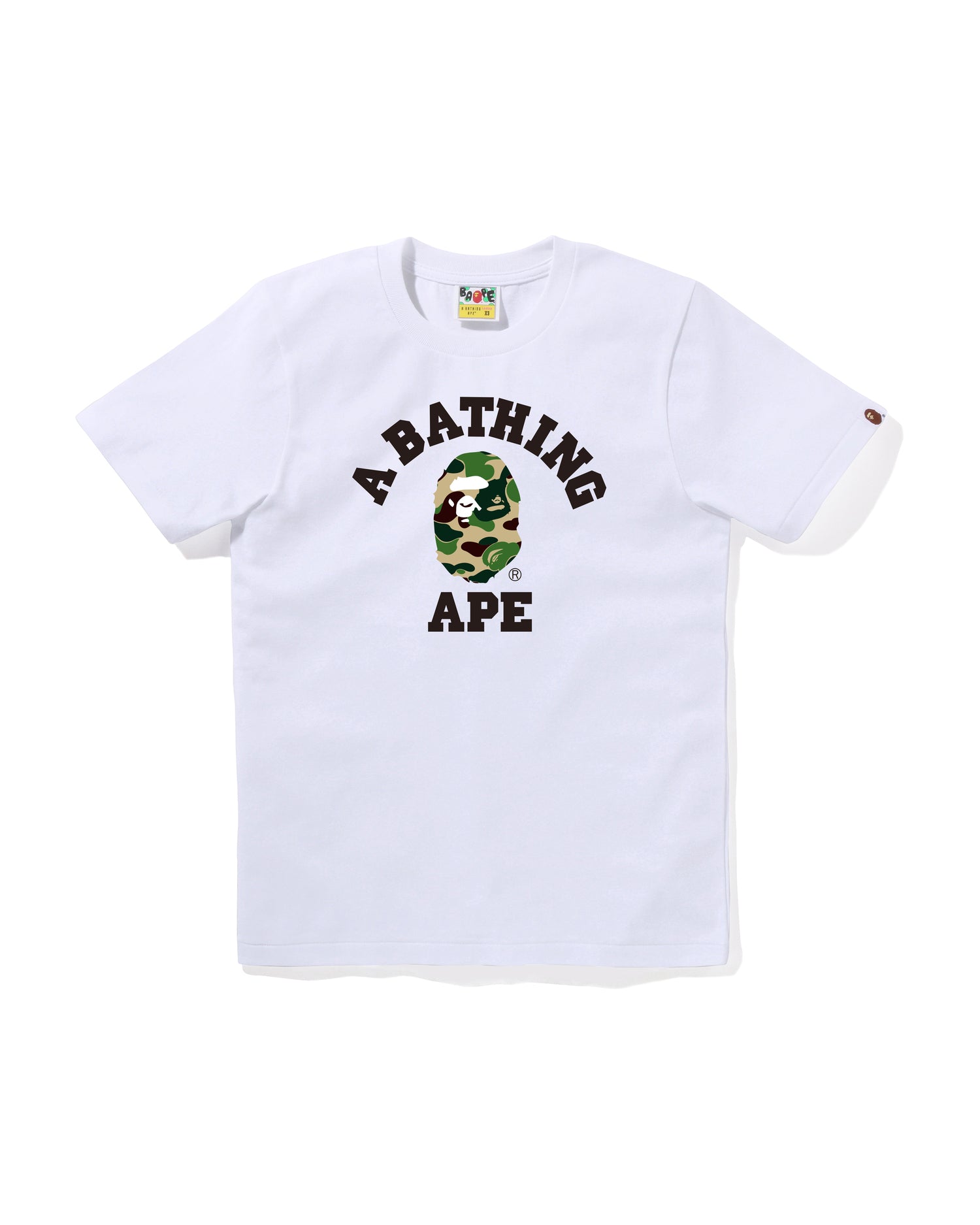 A BATHING APE® Abc Camo College Tee | Bape official website – INT