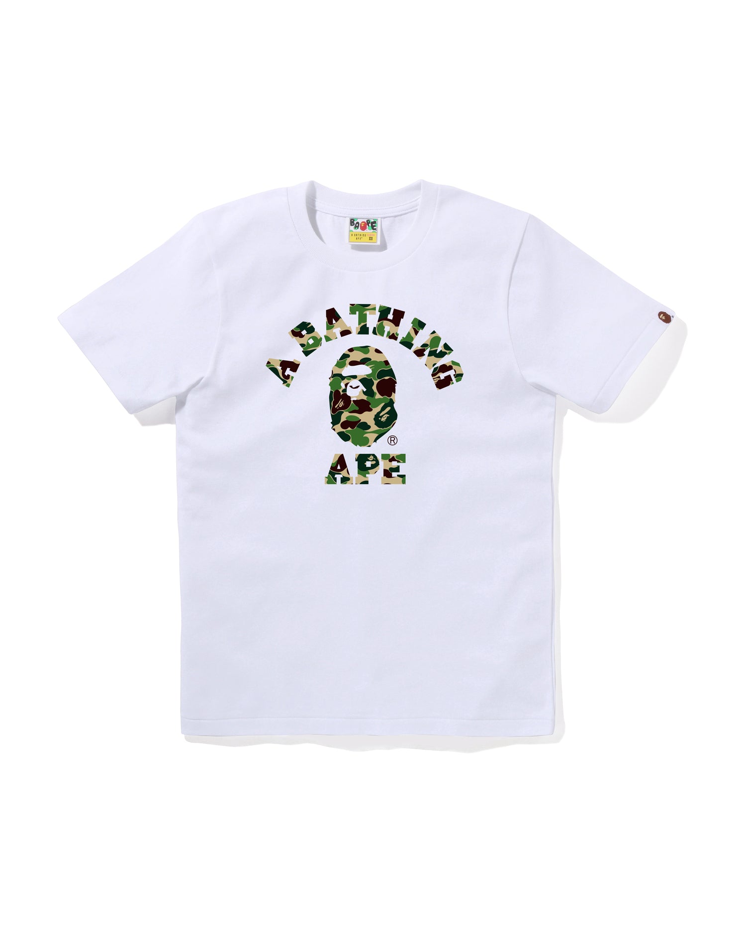 トップス A BATHING APE ABC CAMO COLLEGE TEE A BATHING APE® Abc Camo College Tee | Bape official website
