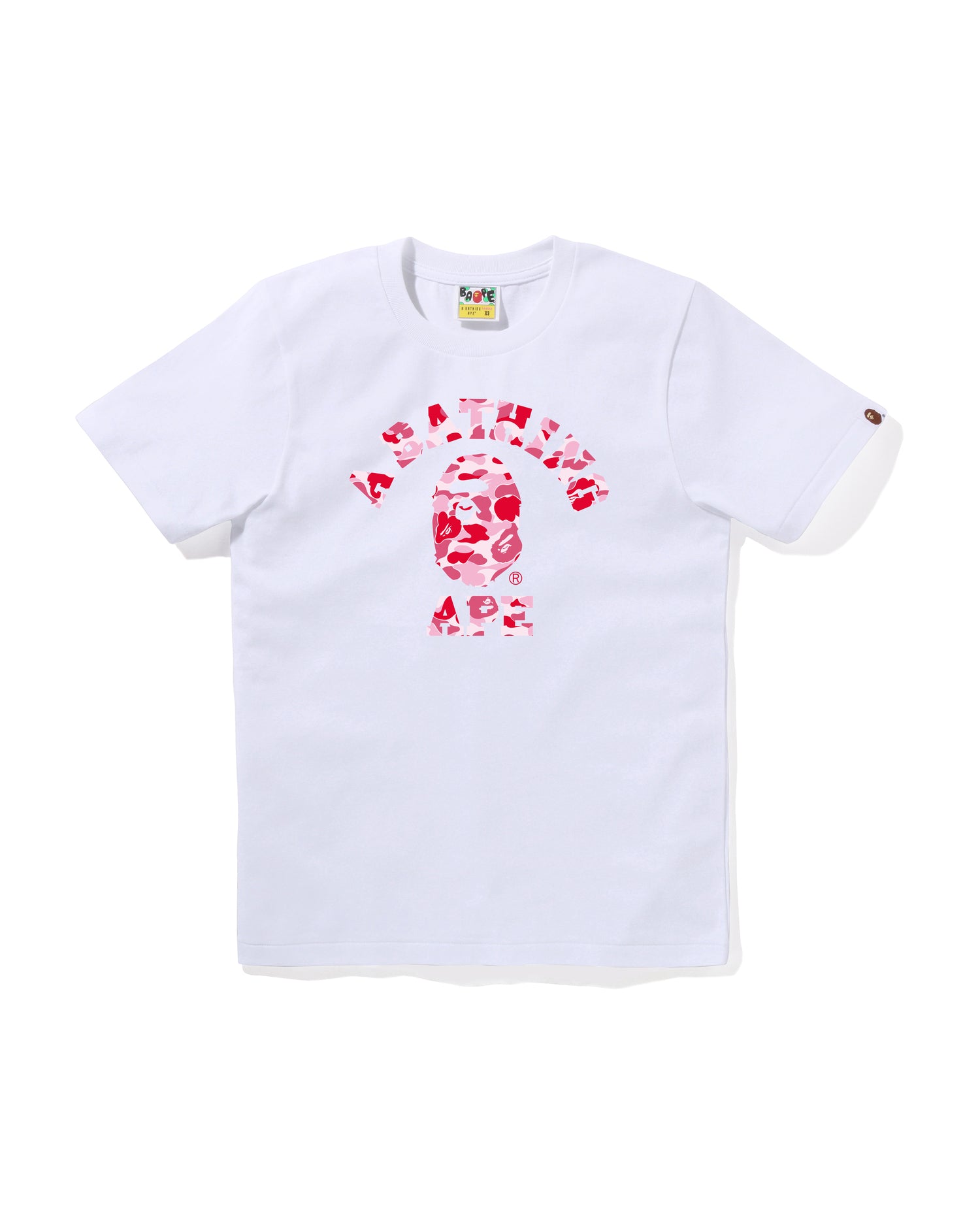 A BATHING APE® Abc Camo College Tee | Bape official website
