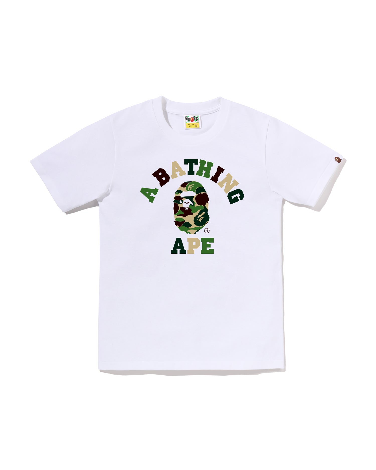 トップス A BATHING APE ABC CAMO COLLEGE TEE A BATHING APE® ABC Camo College Tee | Bape official website – INT