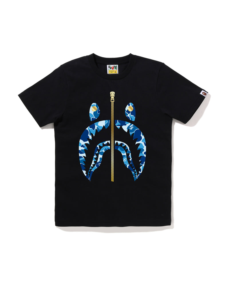 Bape Abc Camo Shark Blue Bathing Ape Shirt A BATHING APE® Abc Camo