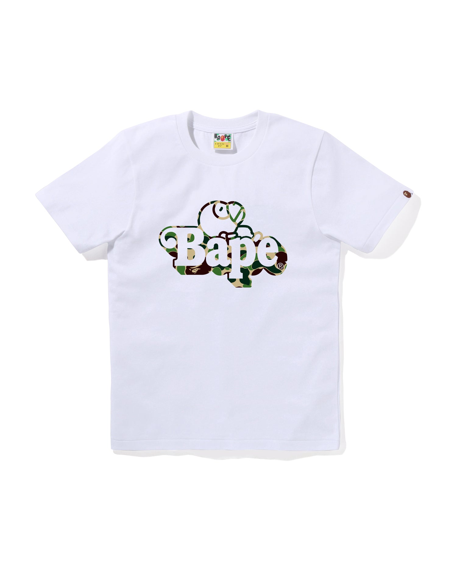 トップス BAPE ABC CAMO BABY MILO COLLEGE TEE A BATHING APE® Abc Camo Milo On BAPE Tee | Bape official website