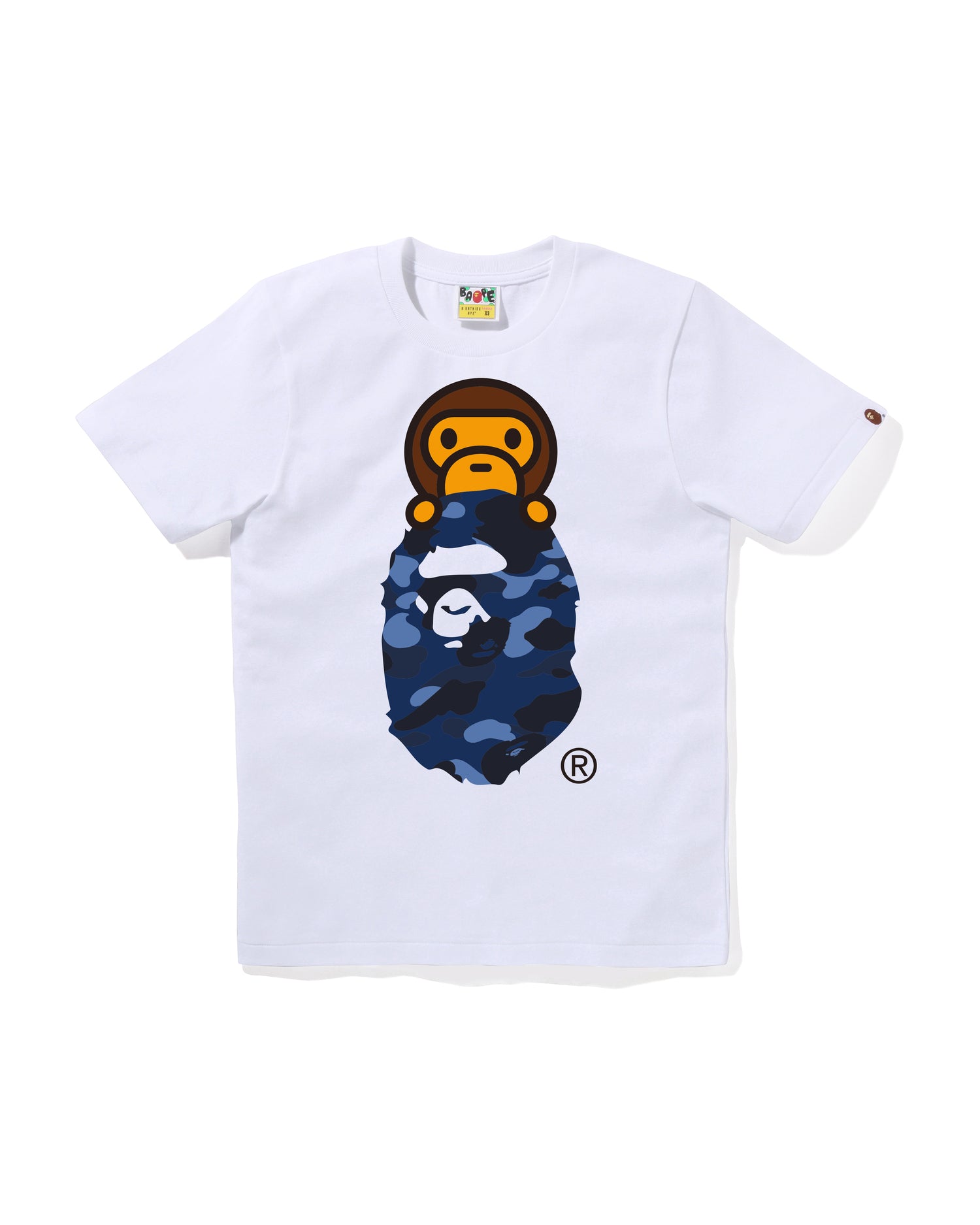 トップス BAPE COLOR CAMO MILO ON APE HEAD TEE A BATHING APE® Color Camo Milo On Ape Head Tee | Bape
