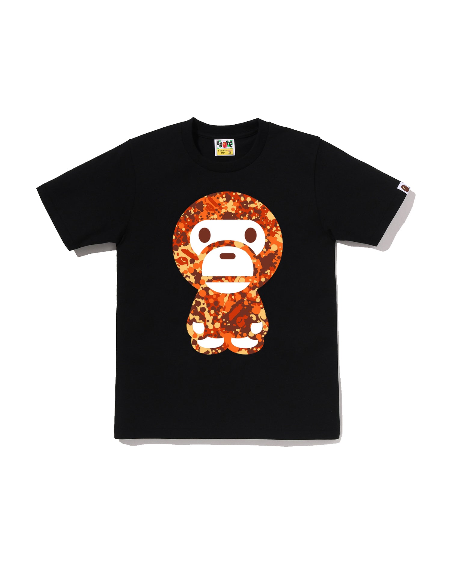 A BATHING APE® Splash Camo Big Baby Milo Tee | Bape official