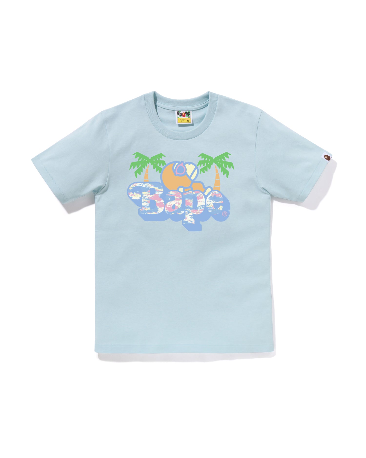 bape立体ロゴインディゴ半袖チュニック