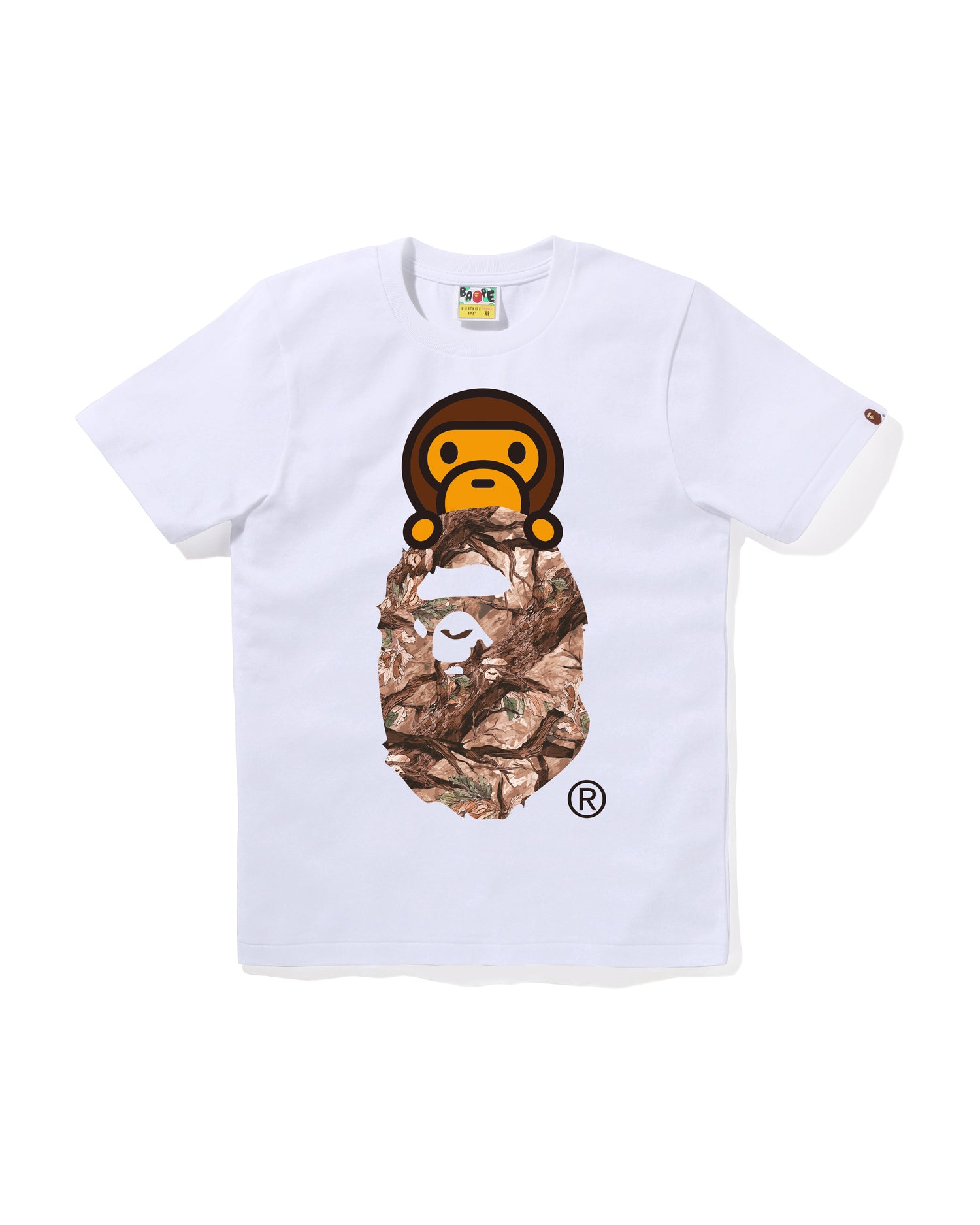 ape tシャツ A BATHING APE® Abc Camo Milo on Ape Head Ls Tee | Bape