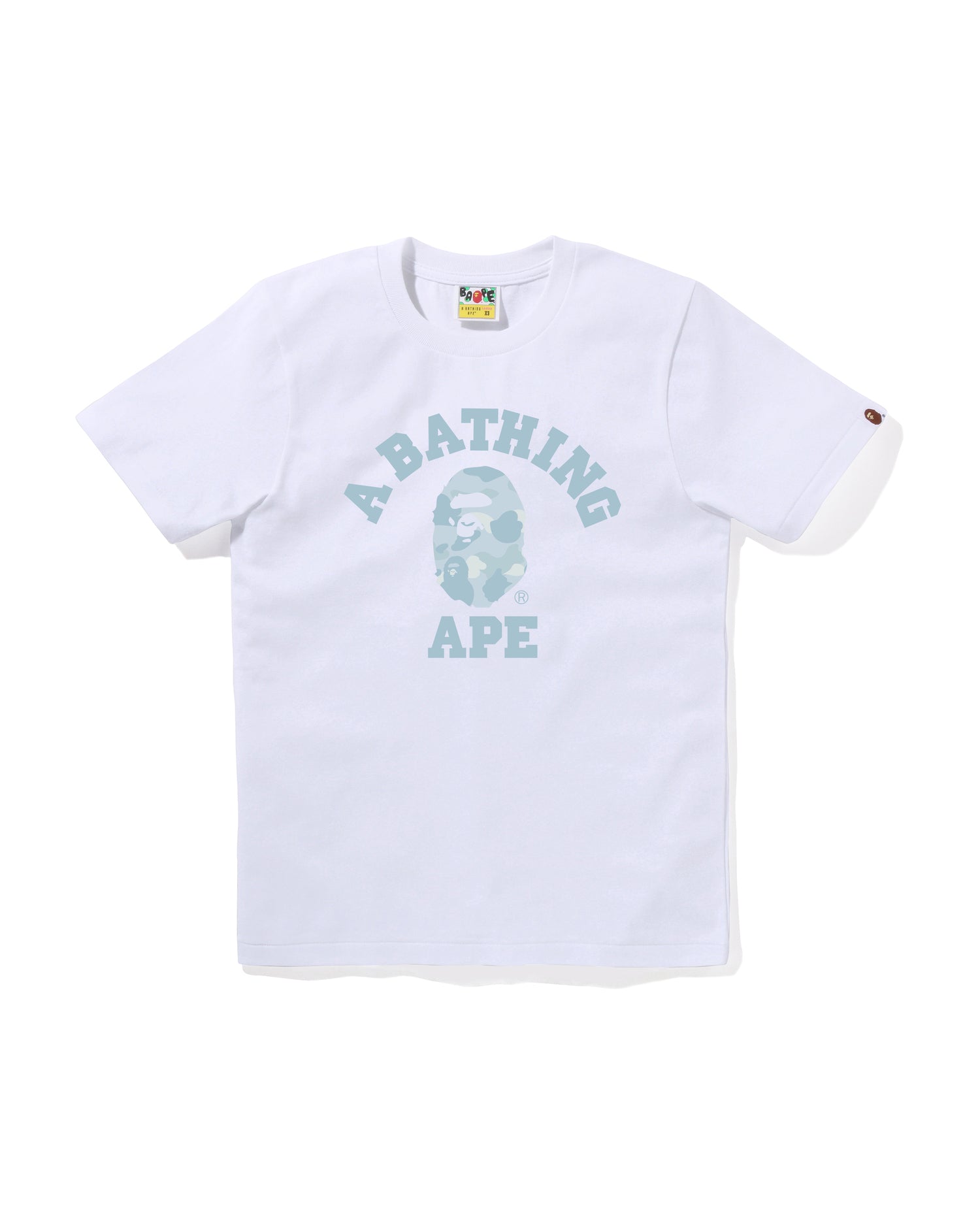 A BATHING APE® Pastel Color Camo College Tee | Bape official