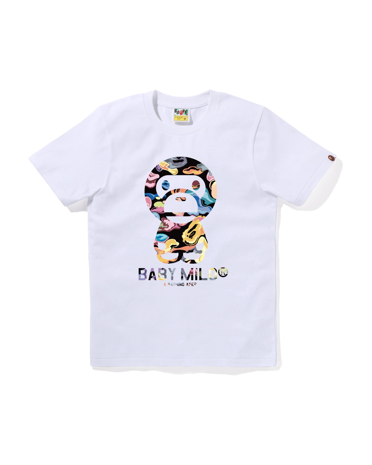 A BATHING APE® Art Camo Baby Milo Tee | Bape official website