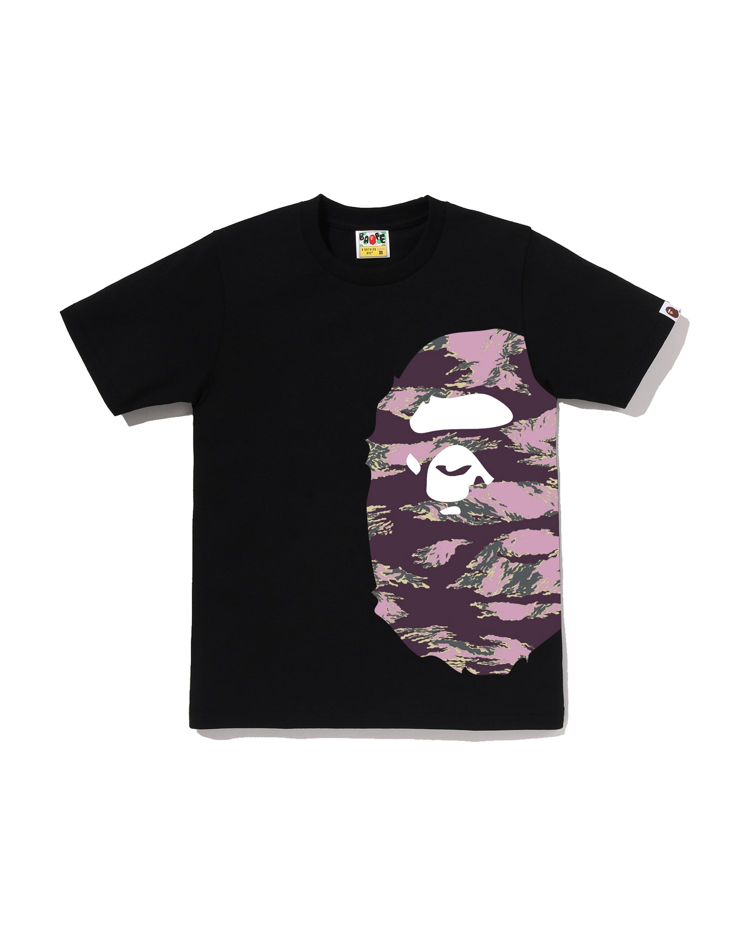 A BATHING APE® Tiger Camo Side Big Ape Head Tee | Bape official