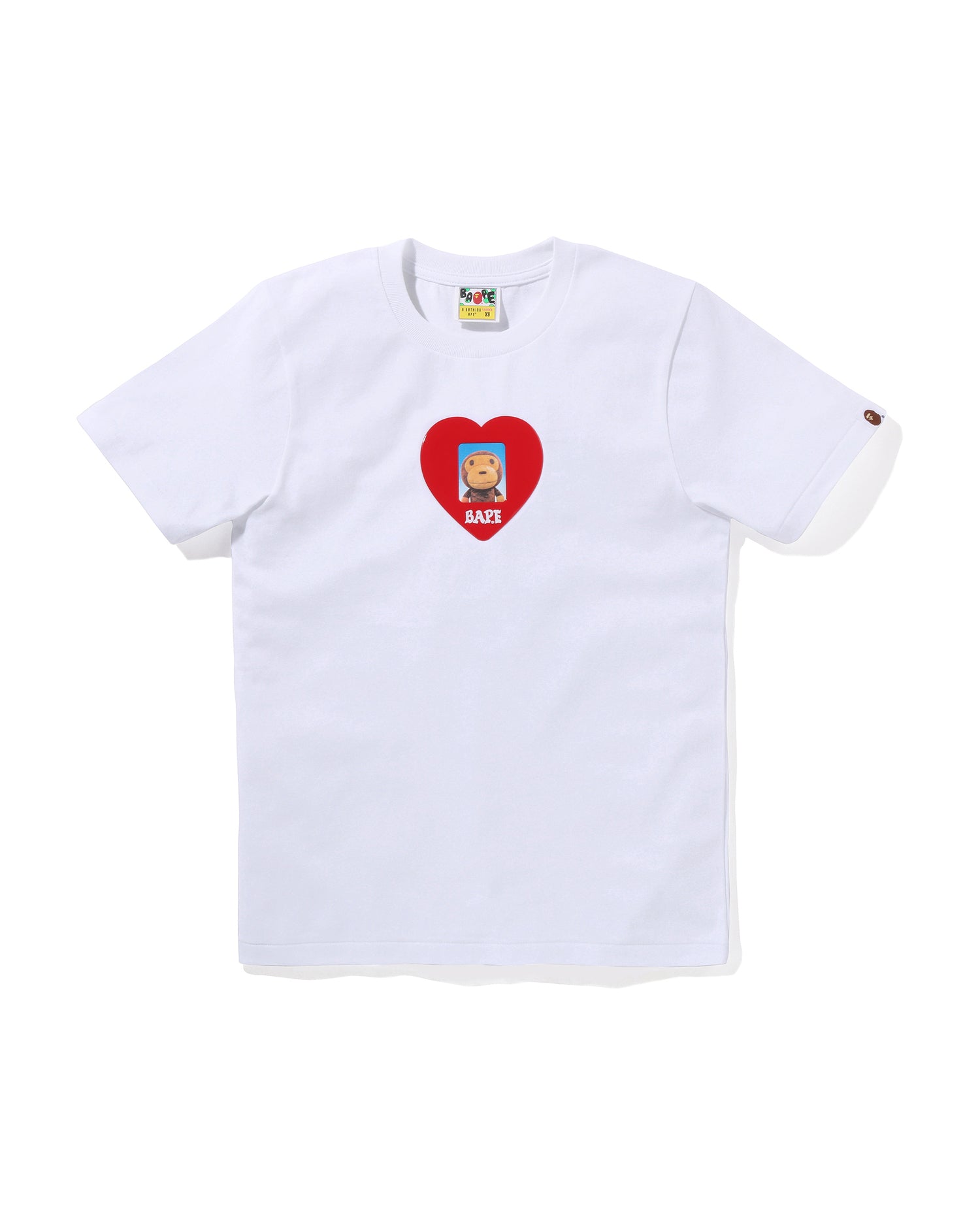 A BATHING APE® Heart ID Milo Photo Tee | Bape official website