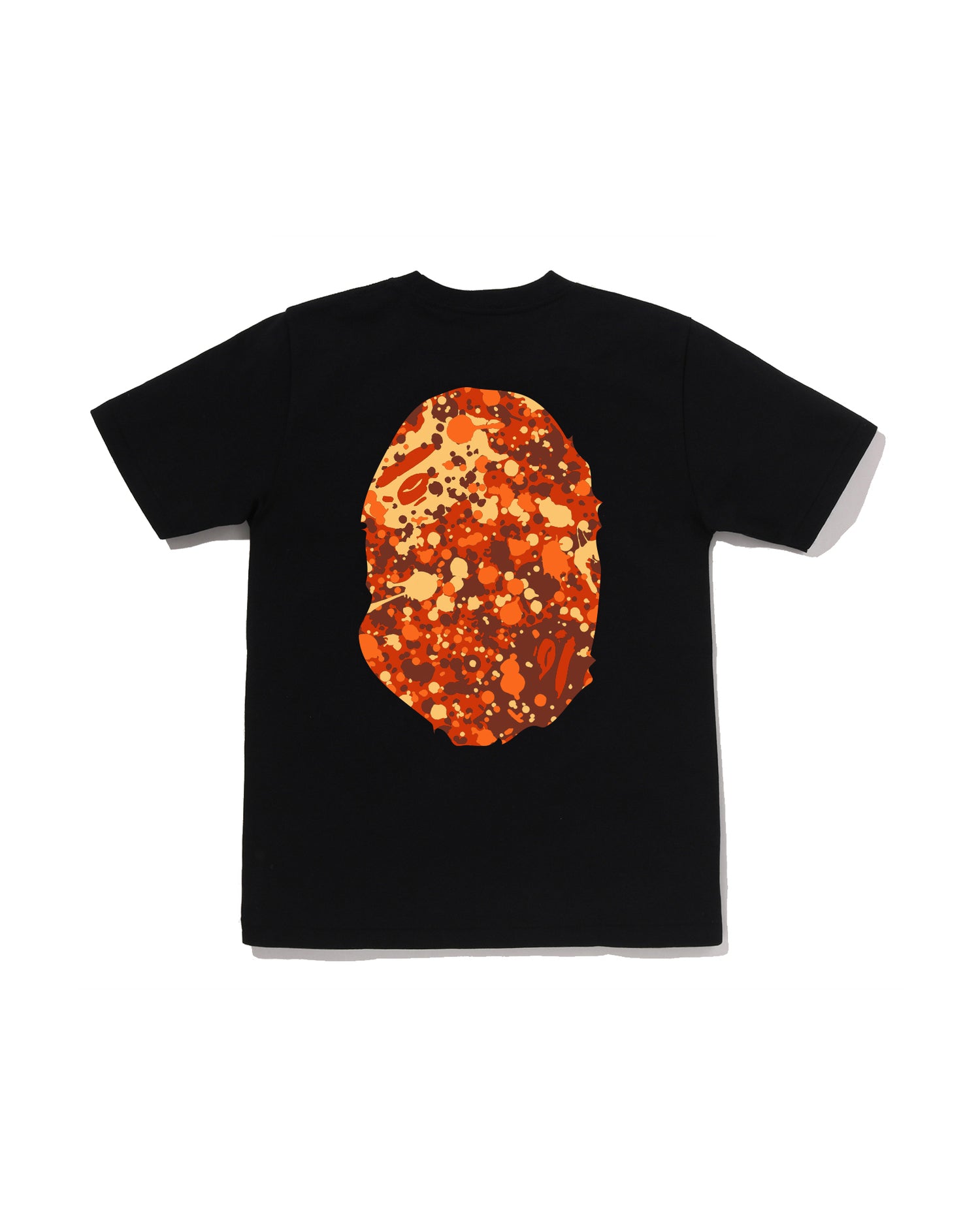 A BATHING APE® Splash Camo Big Ape Head Tee | Bape official