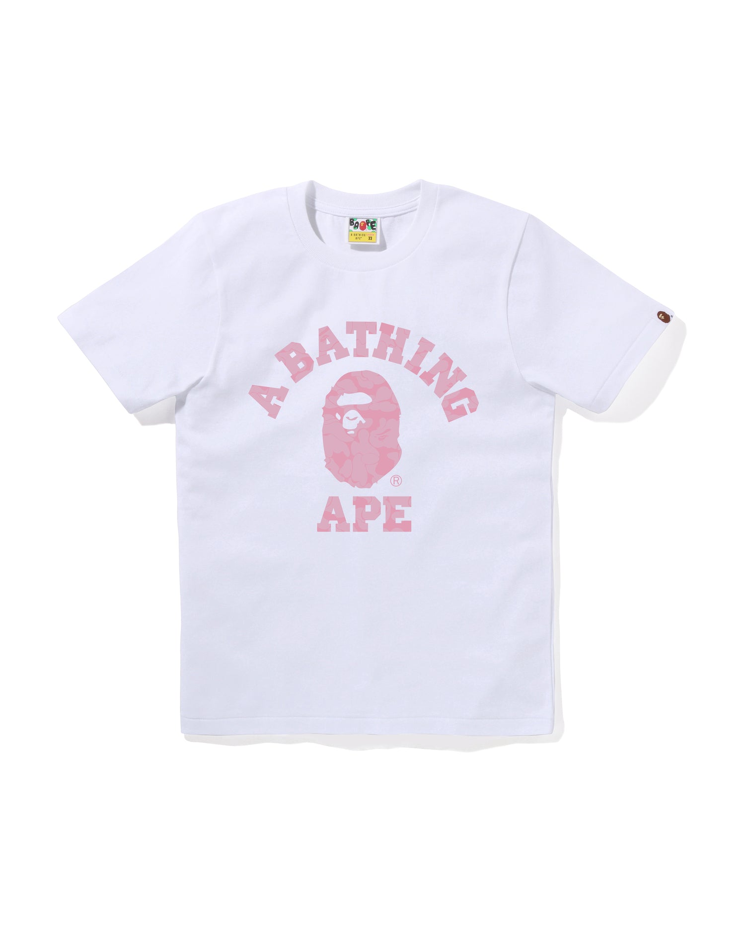 【A BATHING APE】SOLID CAMO COLLEGE TEE 要在庫確認 A BATHING APE® Solid Camo College Tee | Bape official