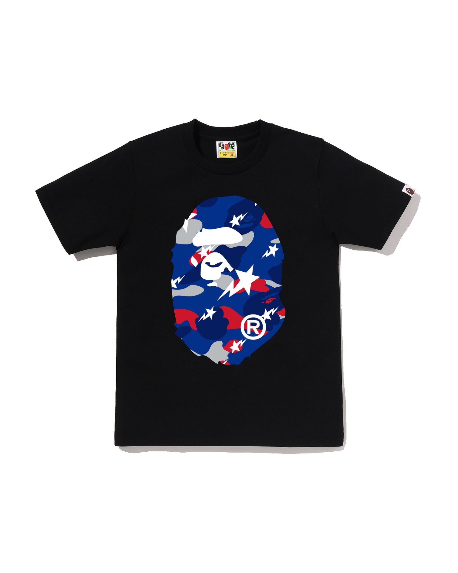 A BATHING APE® STA Strike Camo Big Ape Head Tee | Bape official