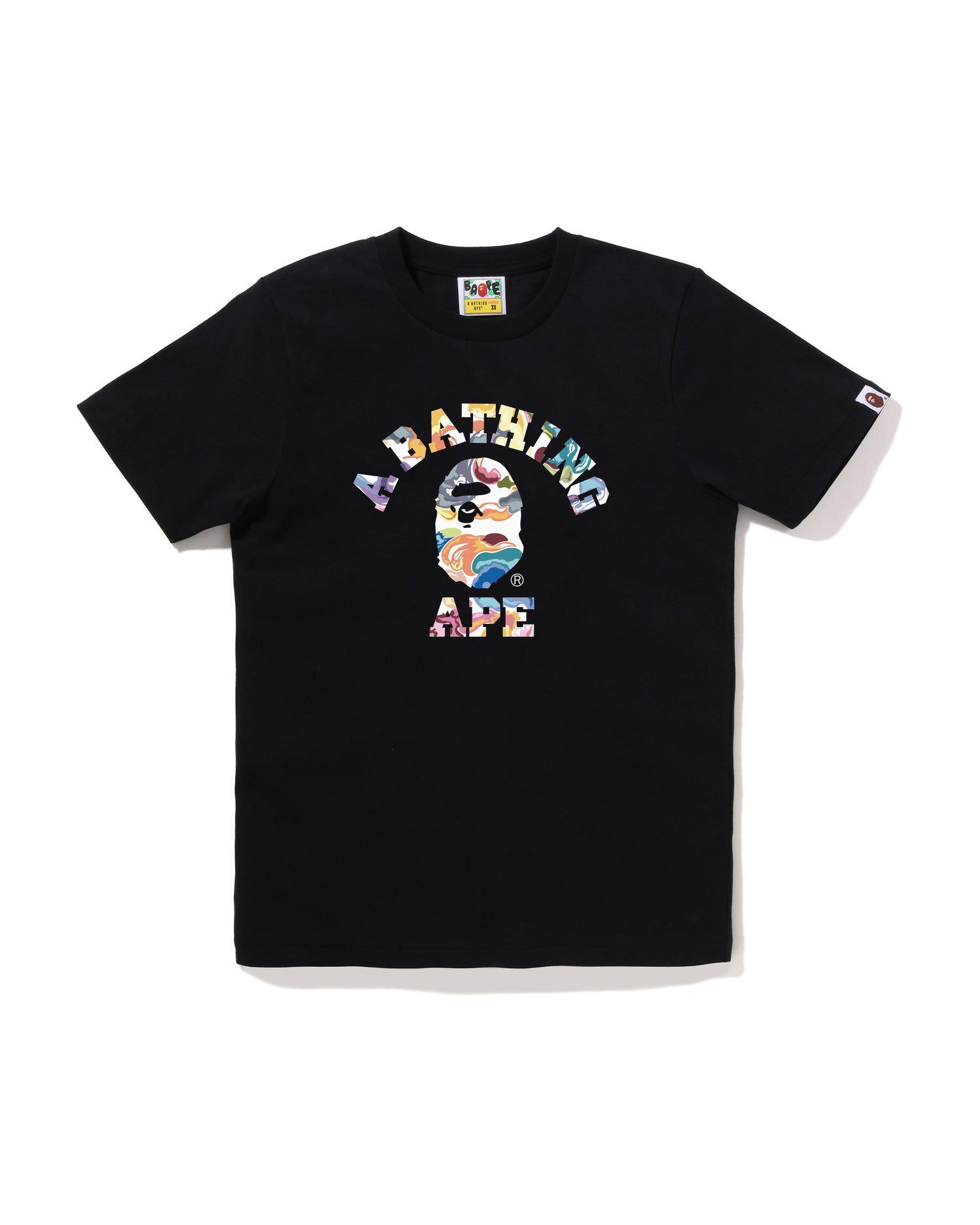 正規品 BY BATHING APE Tシャツ Sサイズ 韓国 y2k A BATHING APE(アベイシングエイプ) 90's rhinestone shark T-shirt
