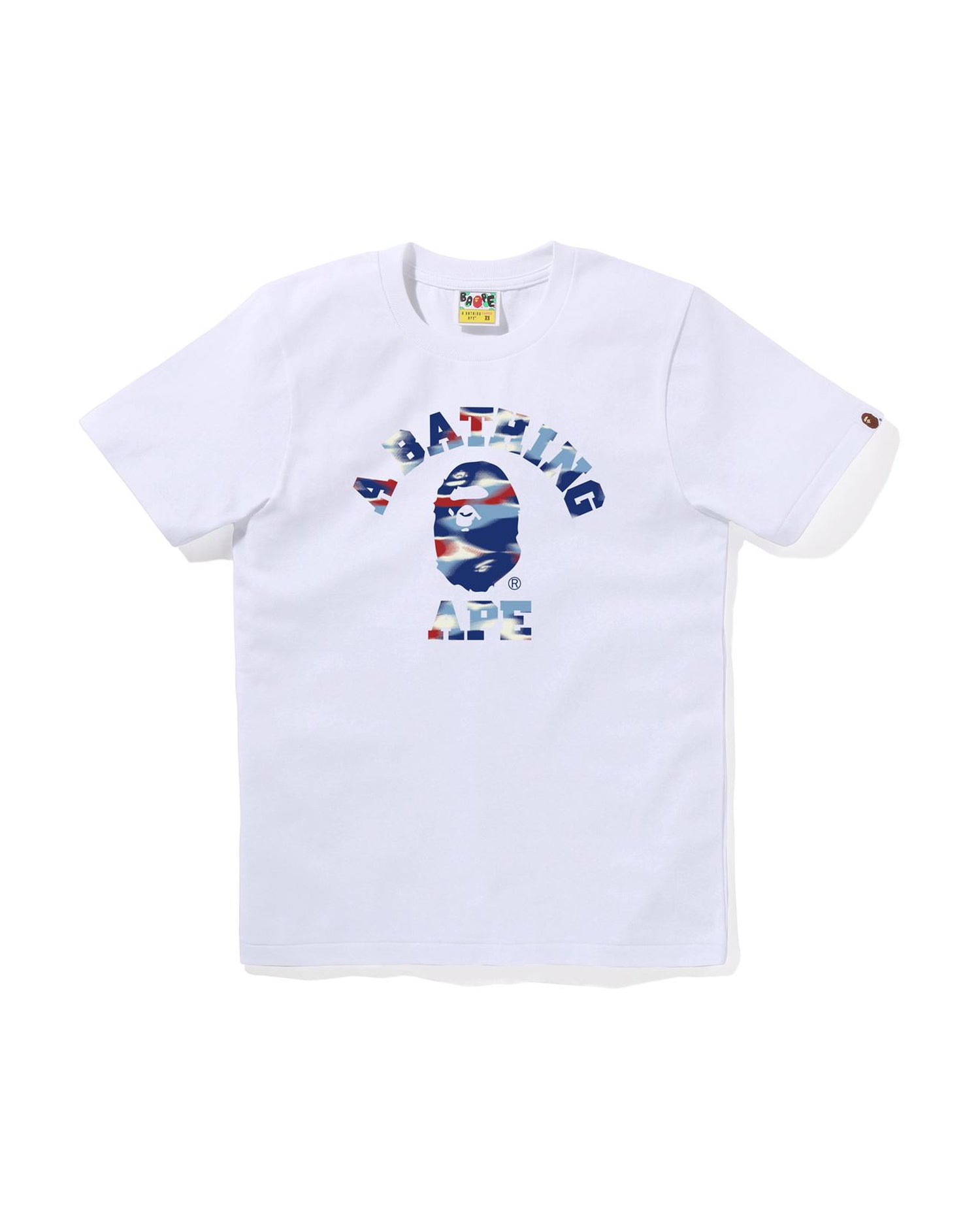 A BATHING APE® Screen Camo College Tee | Bape official website