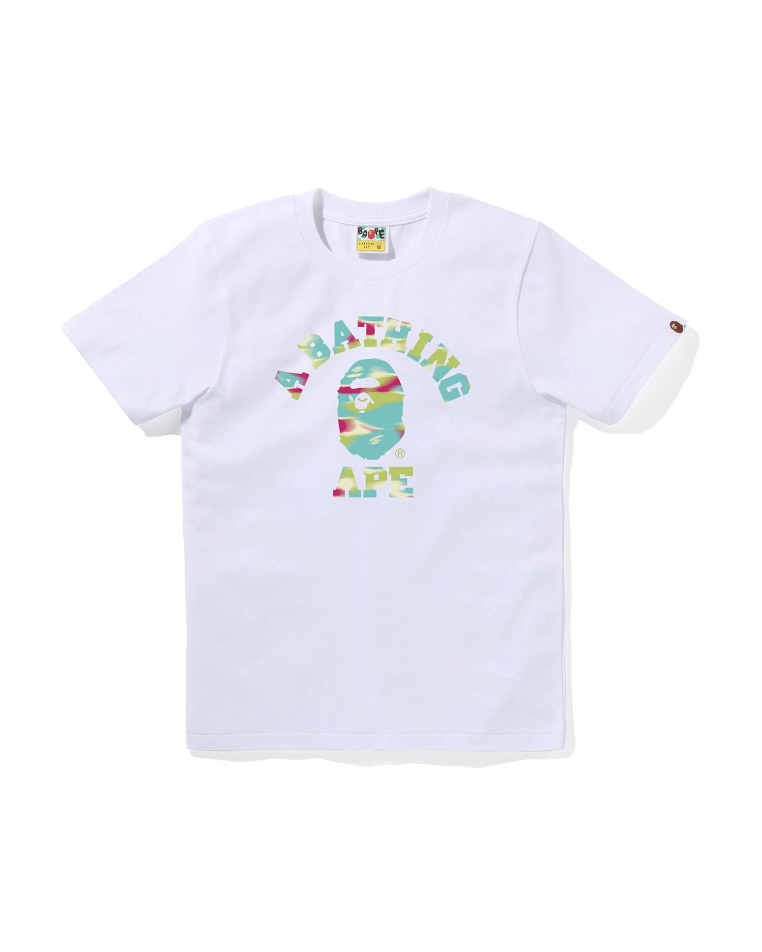 A BATHING APE® Screen Camo College Tee | Bape official website