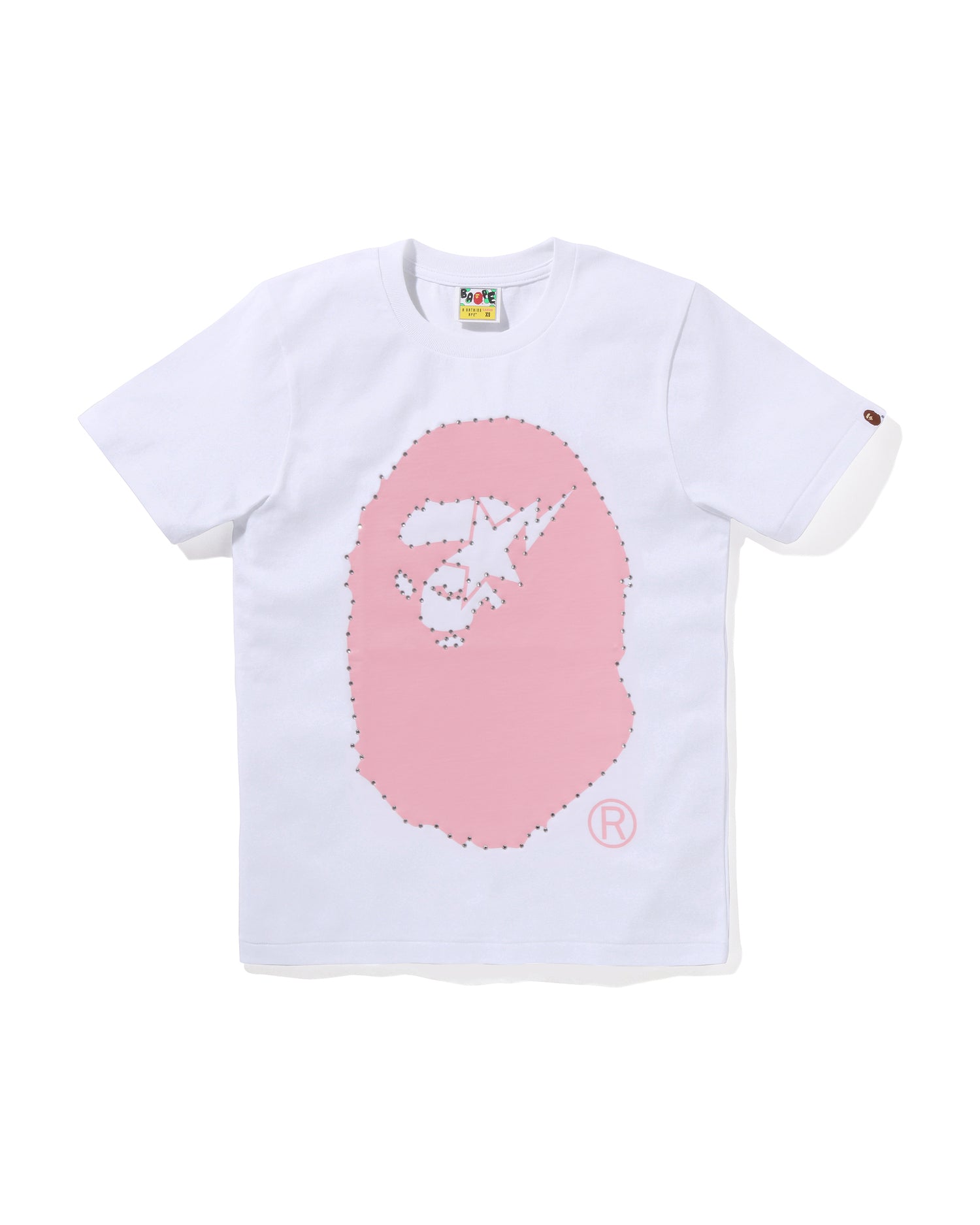 A BATHING APE® Crystal Stone STA Eye Big Ape Head Tee | Bape