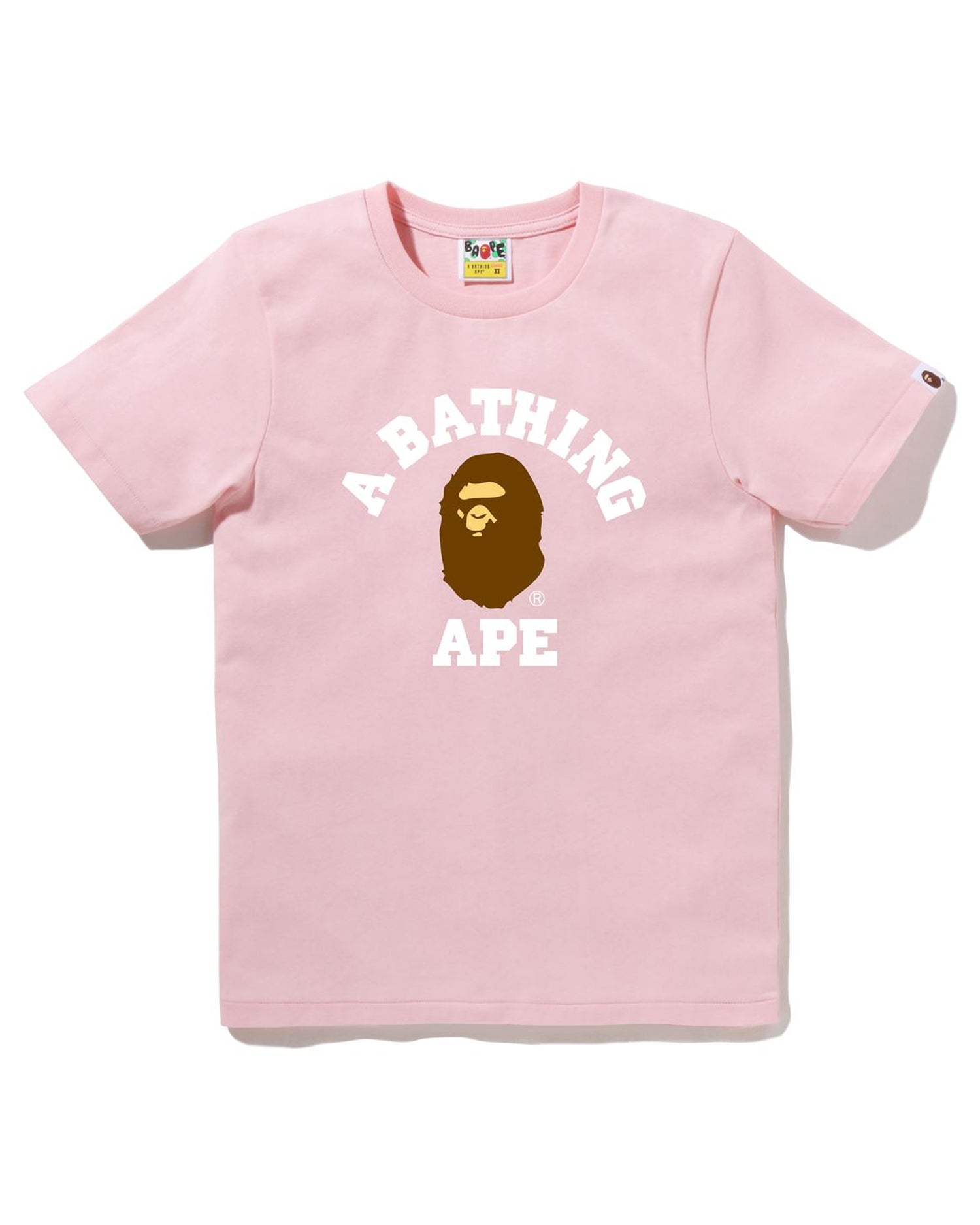 Offers BAPE by A Bathing Ape Bicolor College Pink T-shirt