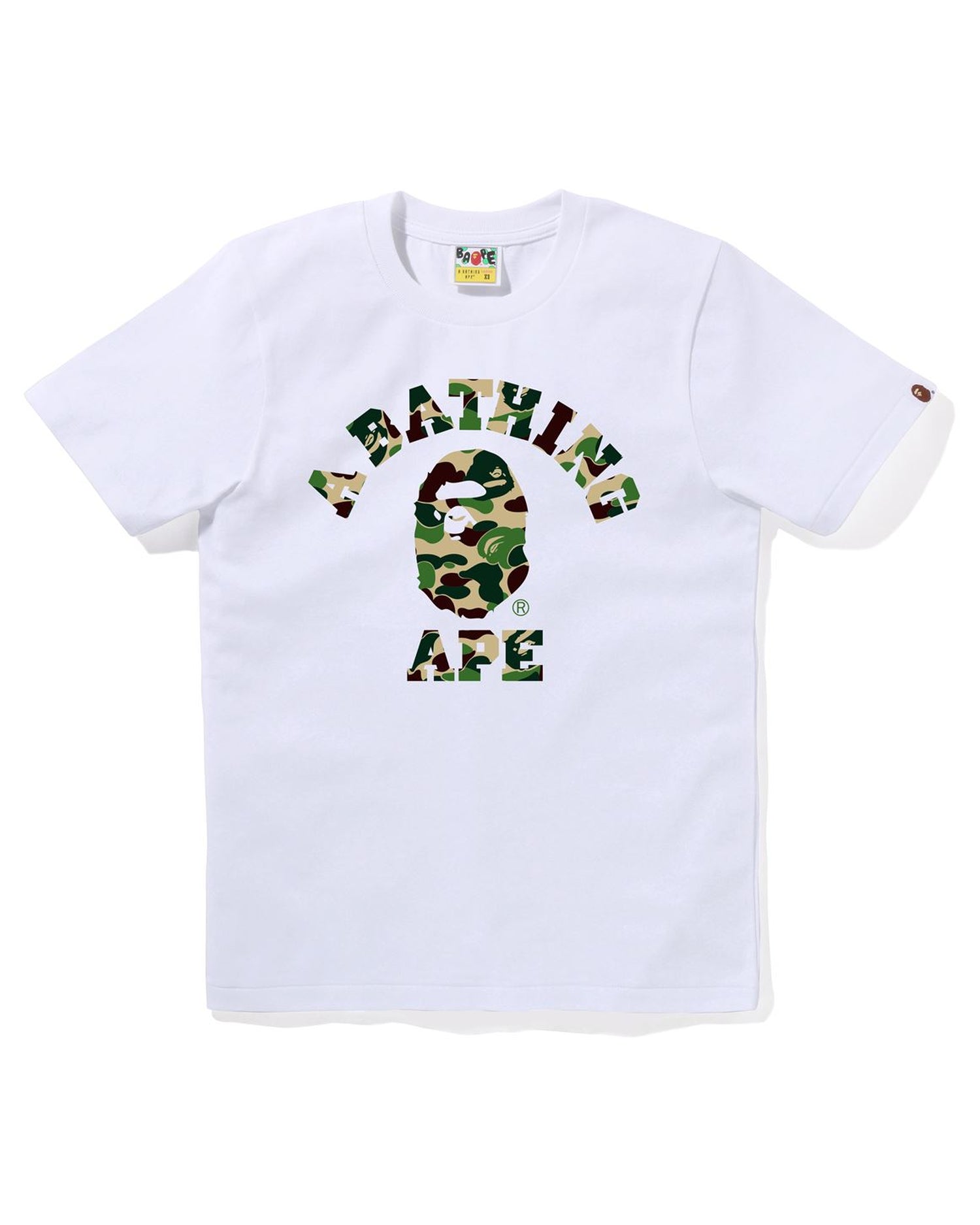 Bape x undefeated college tee best sale