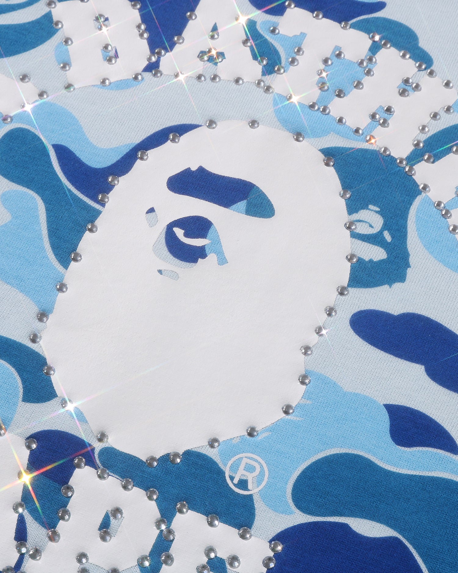 A BATHING APE® Abc Camo Crystal Stone Oversized Tee | Bape