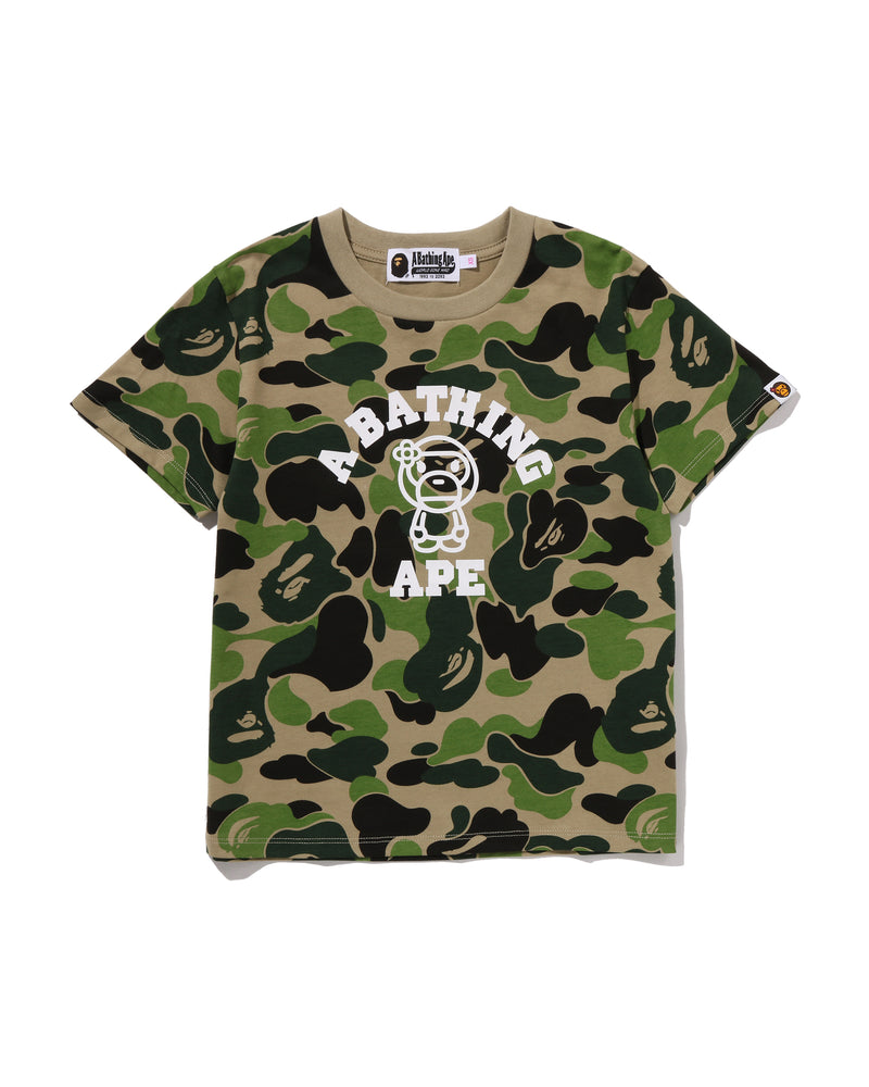 A BATHING APE® Abc Camo College Baby Lisa Tee | Bape official