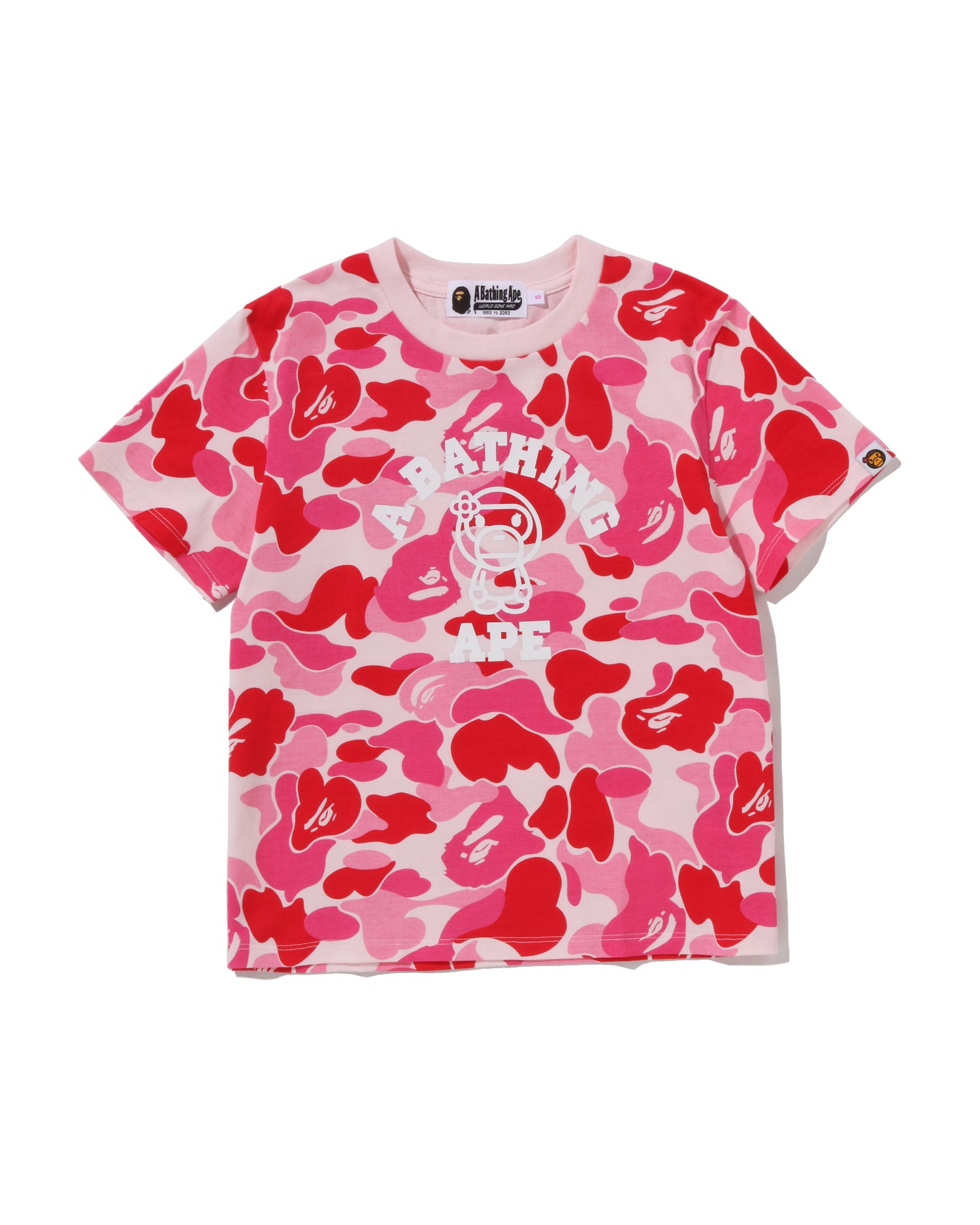 トップス BAPE TOP MIT ABC PINK CAMO S BAPE ABC Camo Mesh Relaxed Fit L/S Tee Pink Men's - SS23 - US
