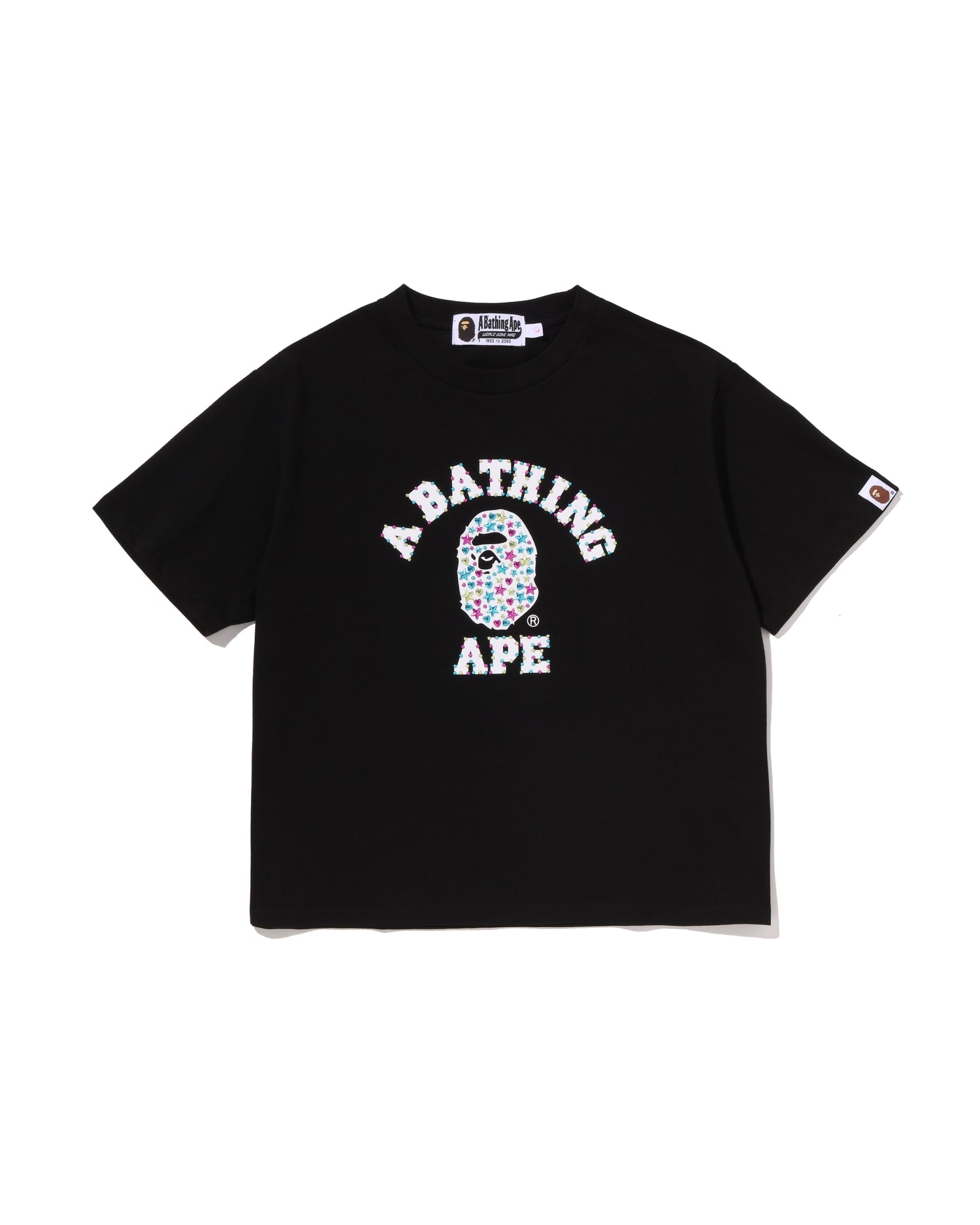A BATHING APE® Color Stud College Mini Tee | Bape official website