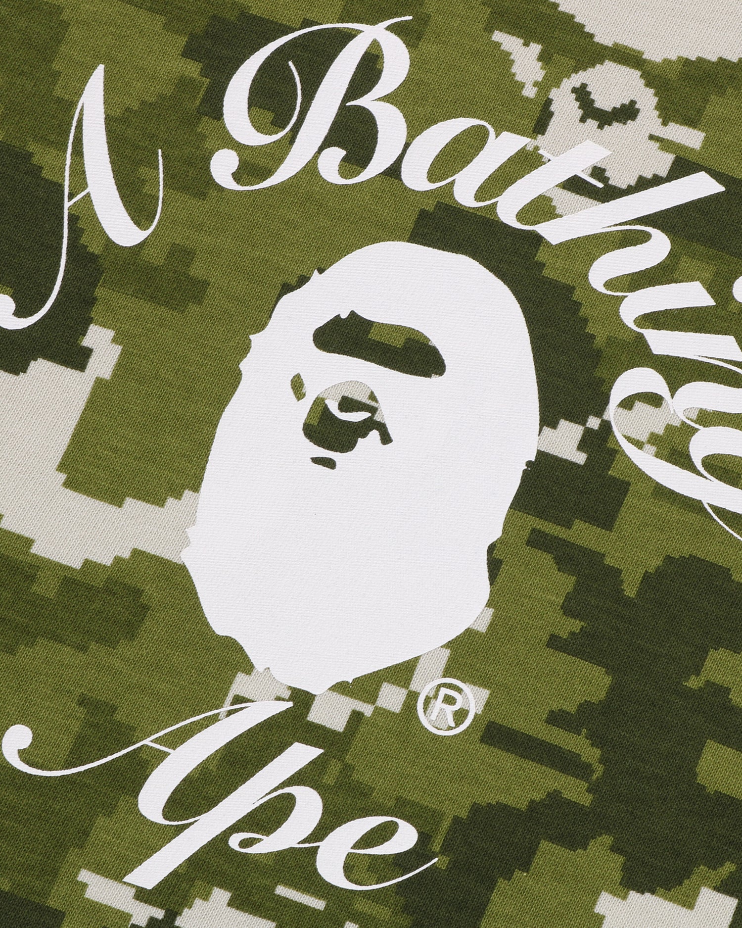A BATHING APE® Multi Pixel Camo College Mini Tee | Bape official