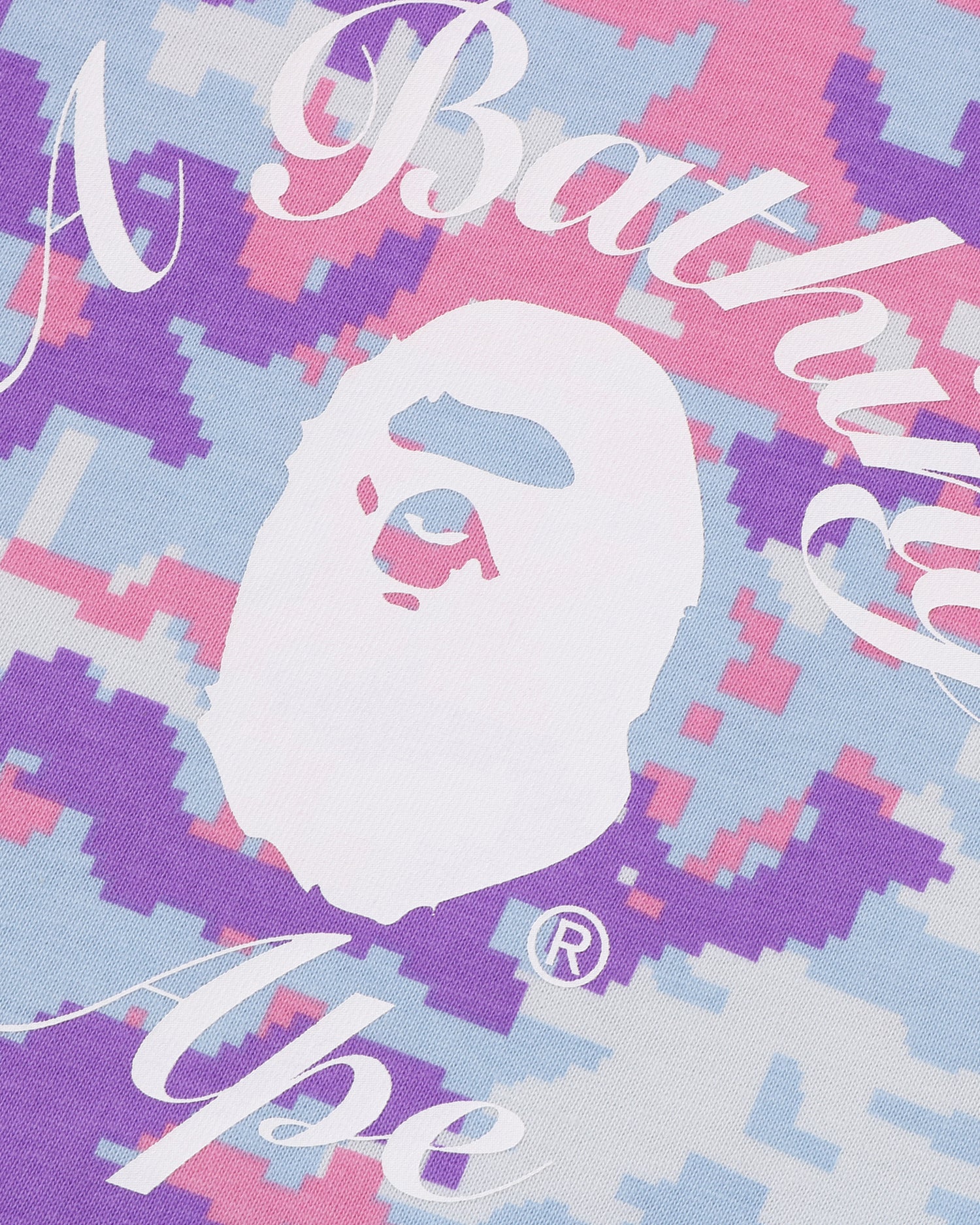 A BATHING APE® Multi Pixel Camo College Mini Tee | Bape official