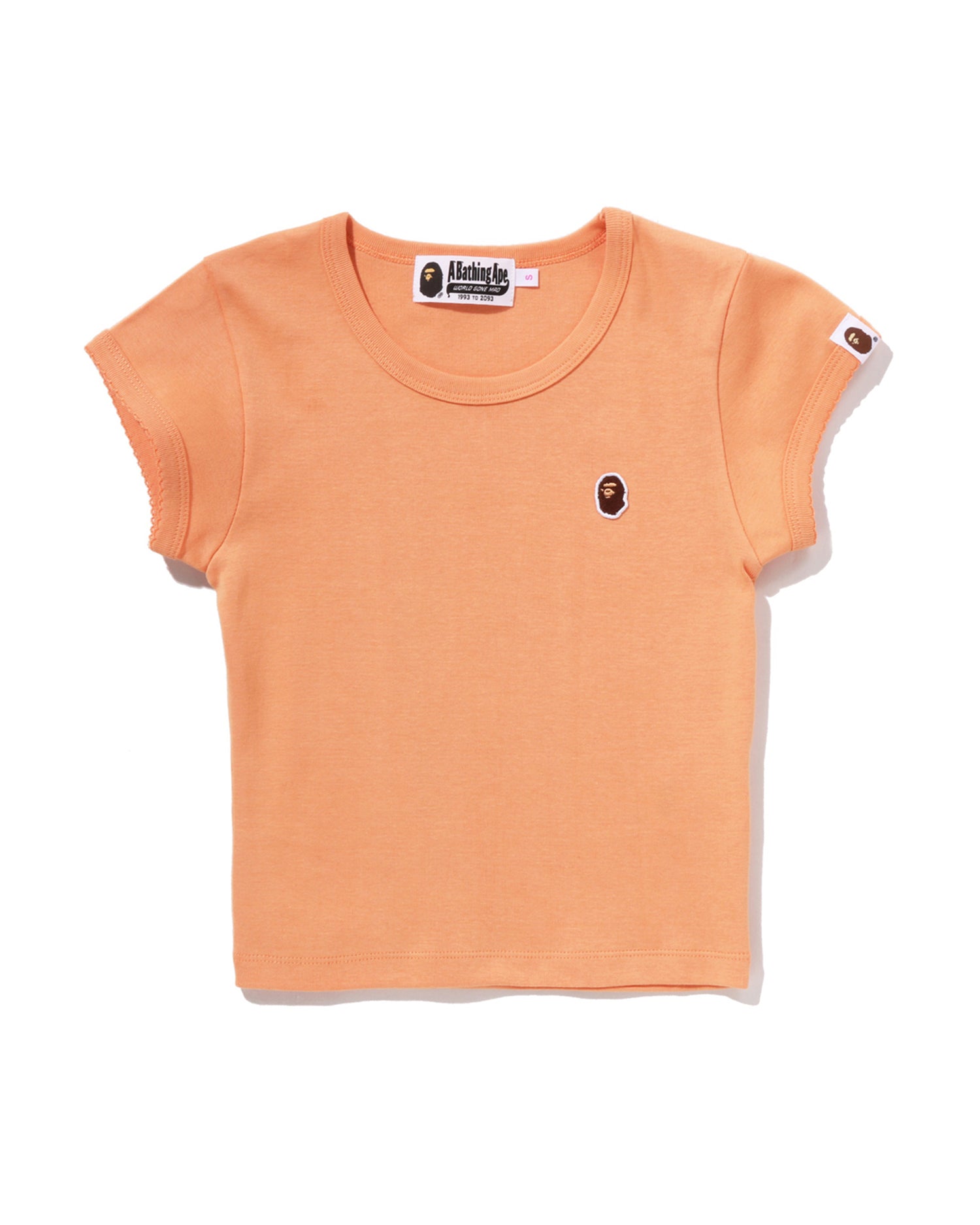 A BATHING APE® Ape Head One Point Cropped Tee | Bape official